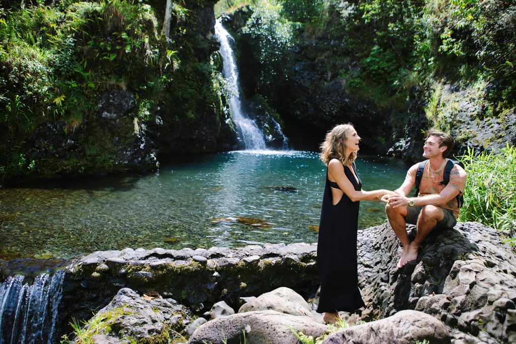 Incredible Road Trip To Hana And Red Sands Beach Elopement In Hawaii