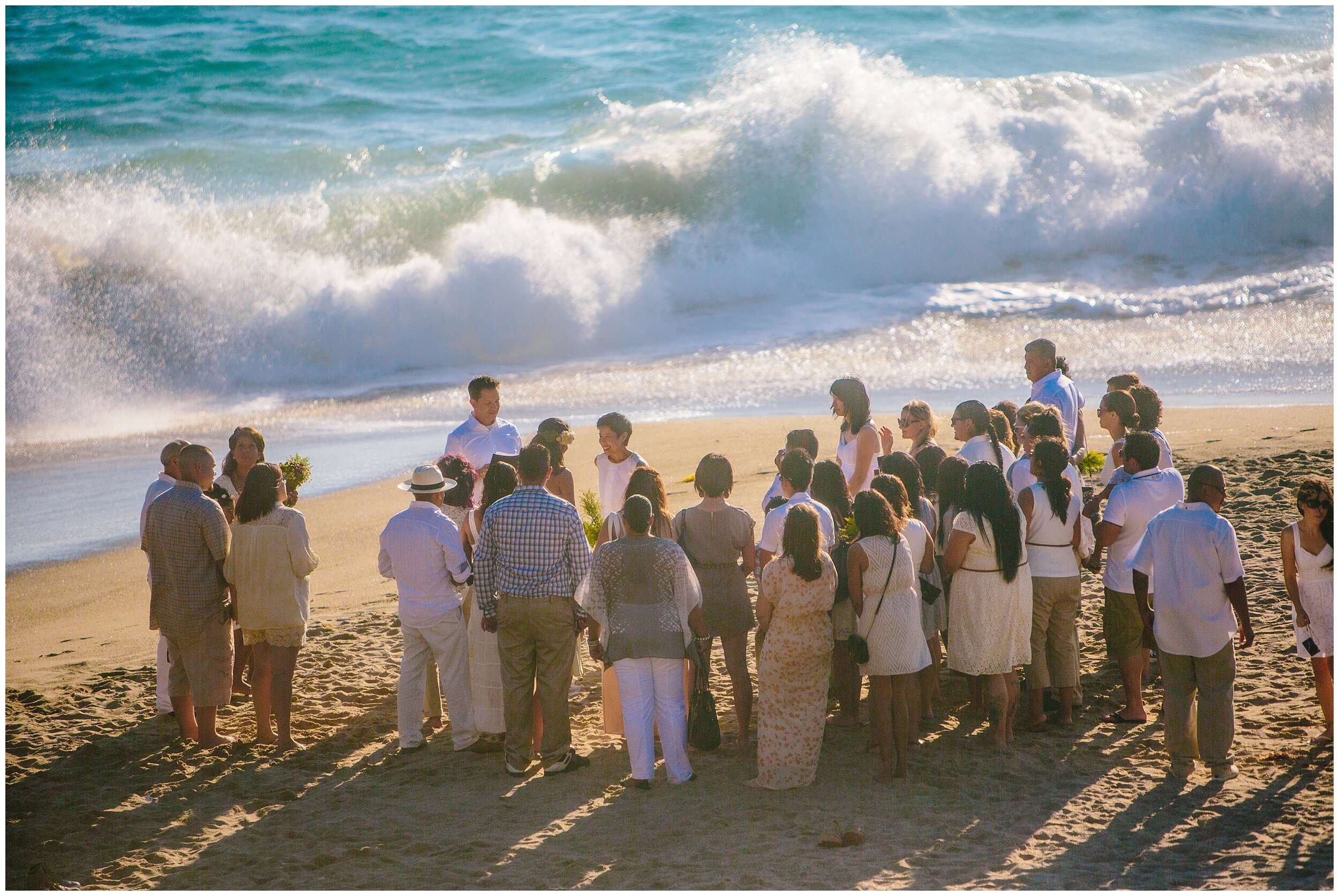 AdventureWeddingPhotographerSantaMonicaBeach_0109 Small Malibu Wedding With A Beach Ceremony & Horses