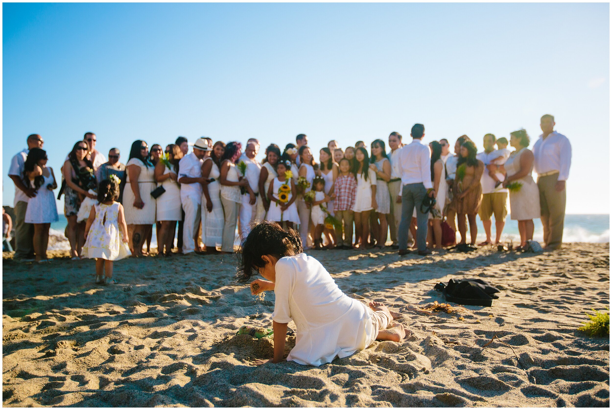 AdventureWeddingPhotographerSantaMonicaBeach_0109 Small Malibu Wedding With A Beach Ceremony & Horses