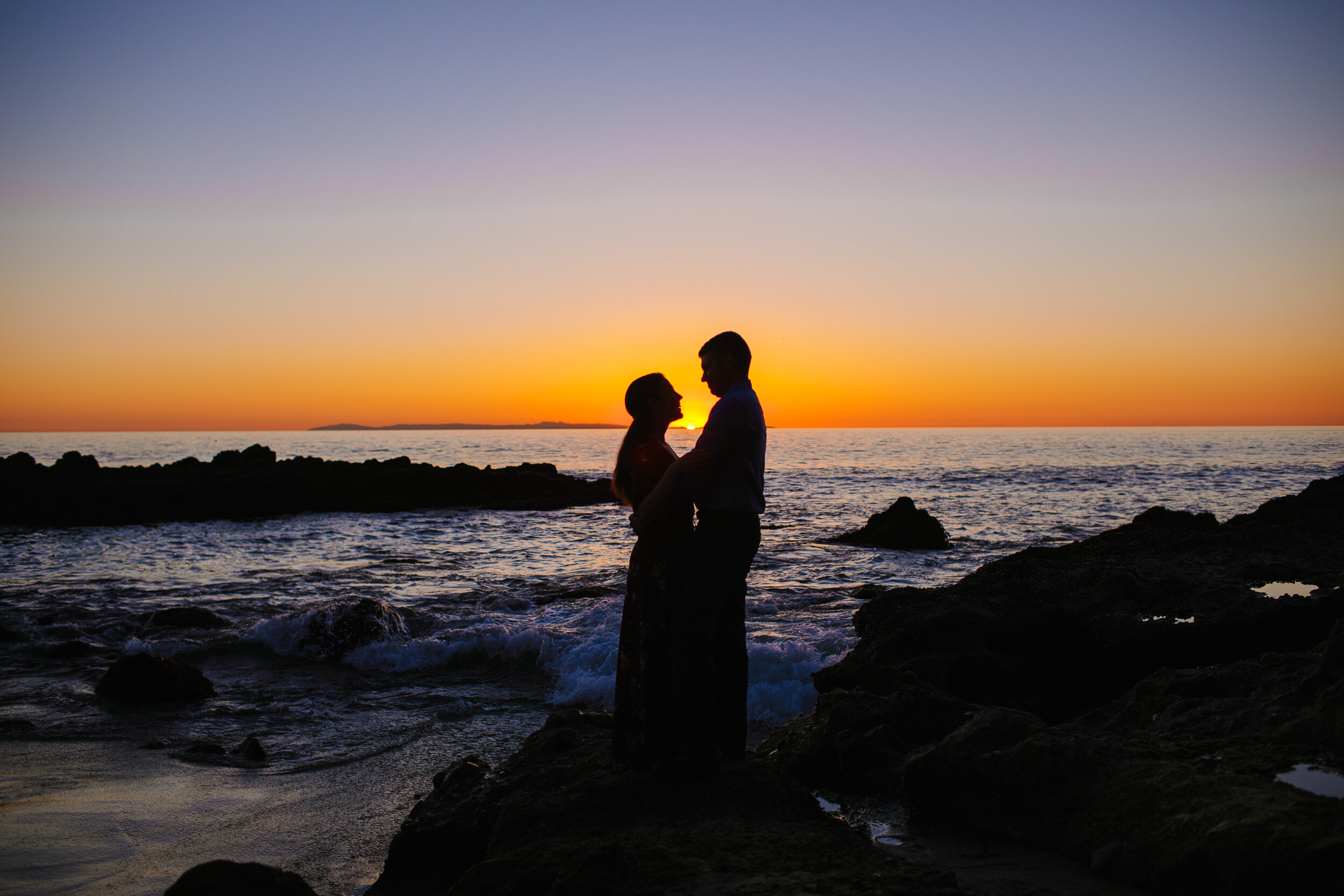 RebeccaandTyler_LagunaBeachEngagementSession-11 10 Tips for a Laguna Beach Engagement Session at Victoria Beach Pirate's Tower | Adventure Wedding Photographer