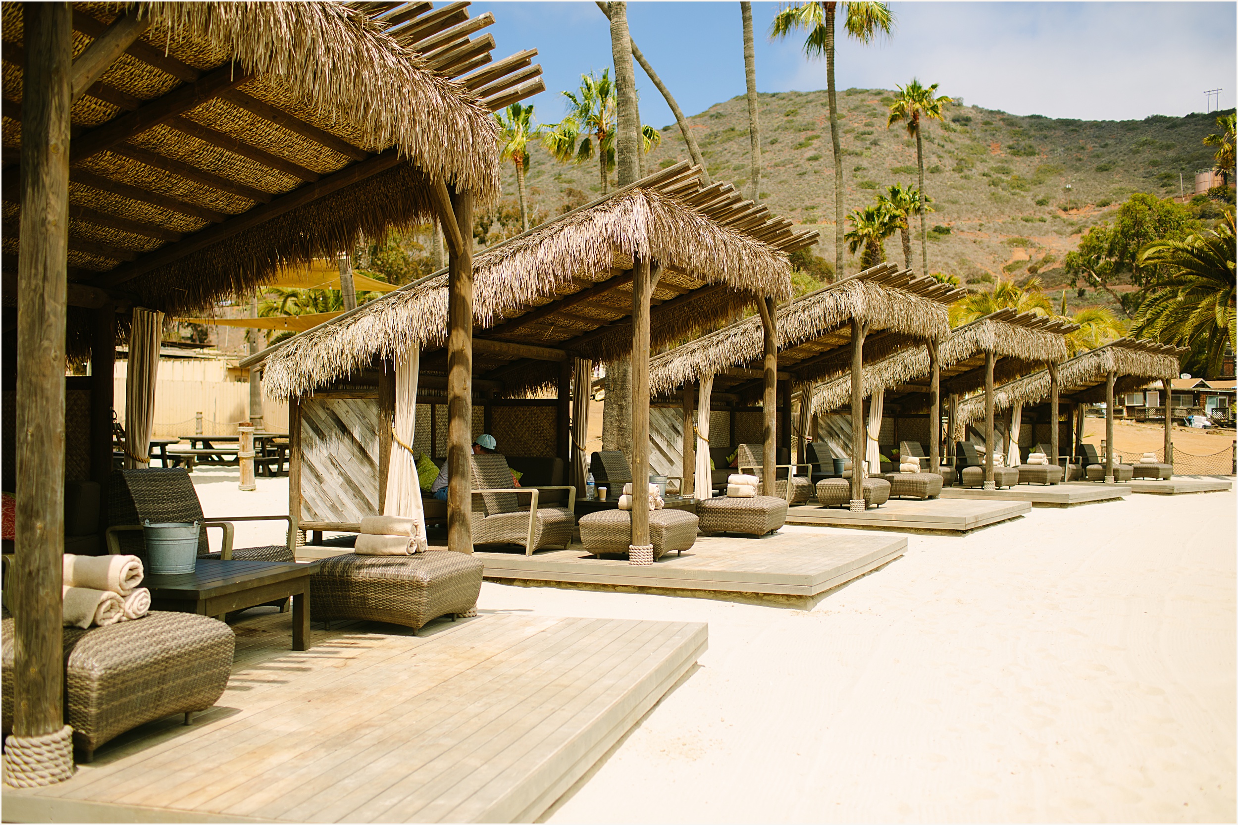 Photo of beach cabanas