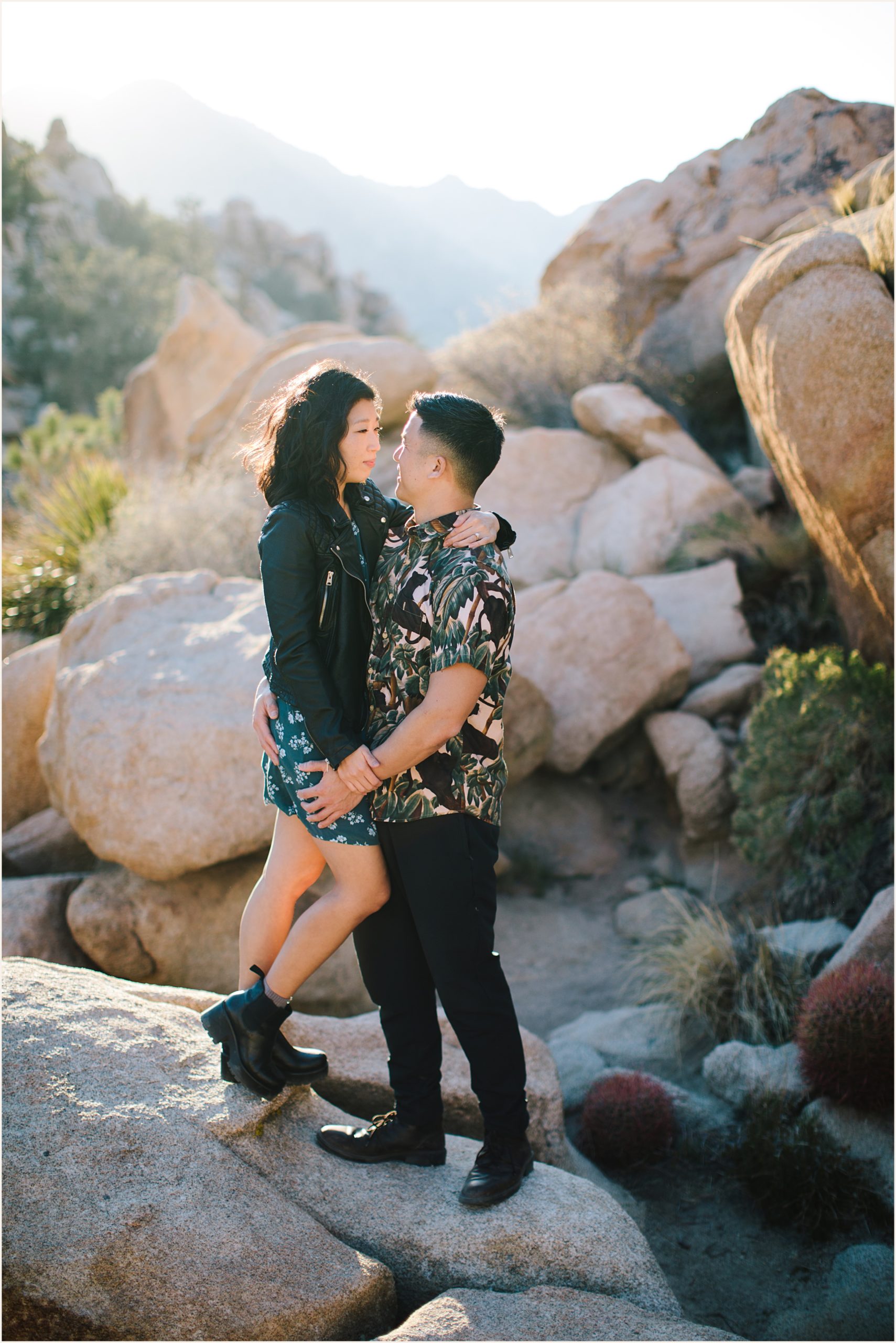 Yong-Jung-and-Tim-Engagement-Session_0042 Beautiful Starry Night Joshua Tree Engagement Session