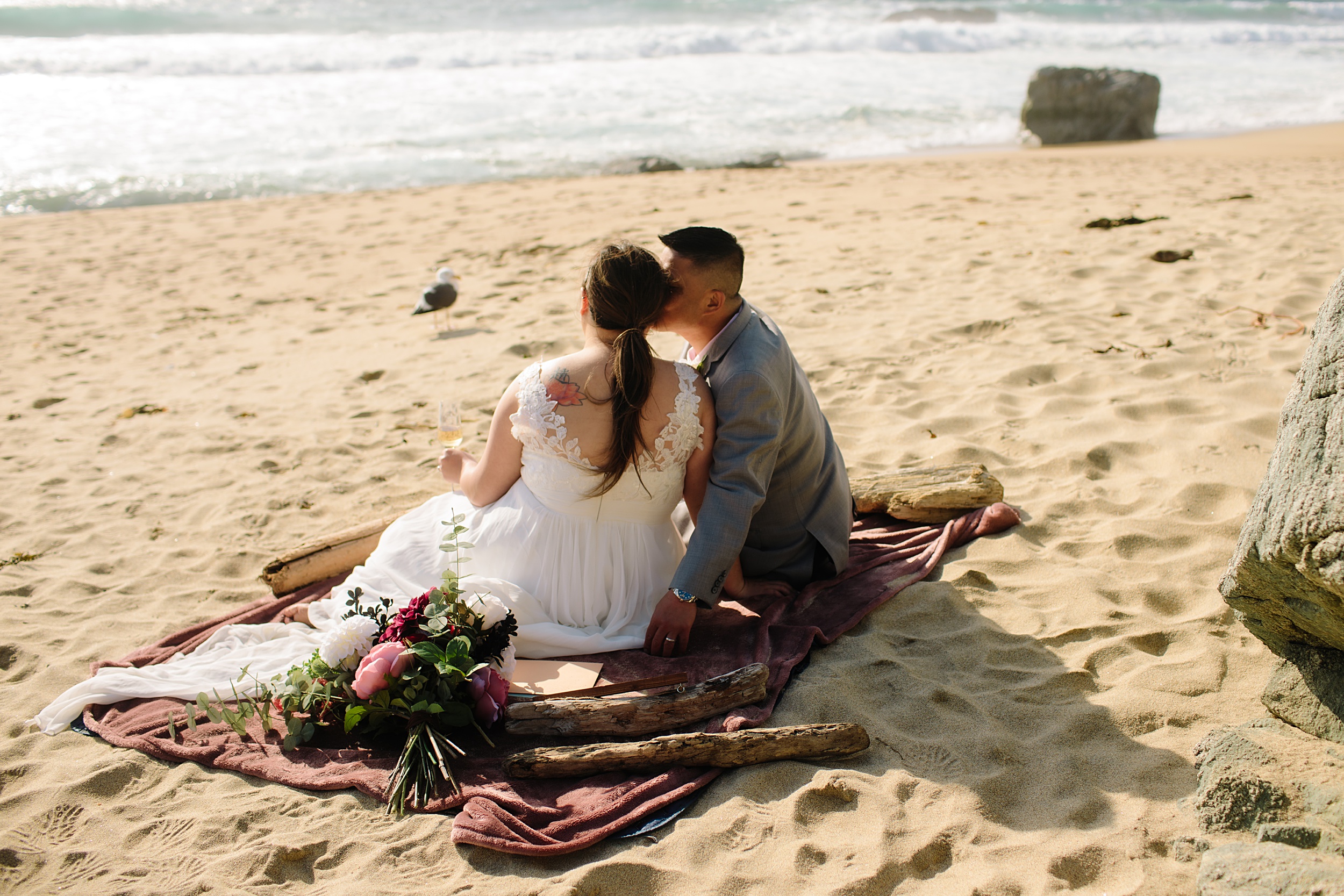 Alice-and-John_0031-1024x683 Cliffside Big Sur Elopement with Ocean Views