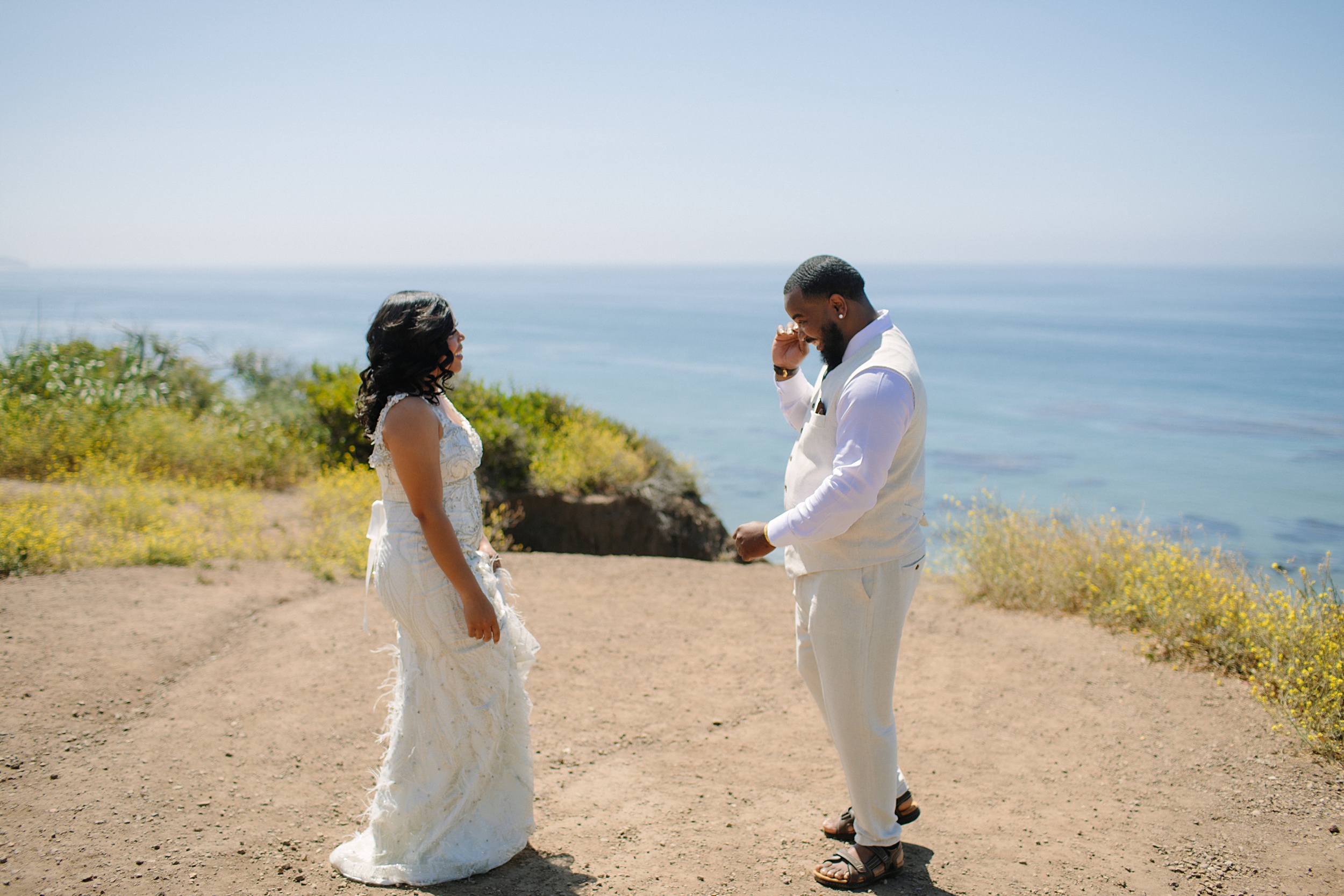 Santasha-and-Mario_0002 Sunny Morning El Matador Beach Elopement // Santasha and Mario