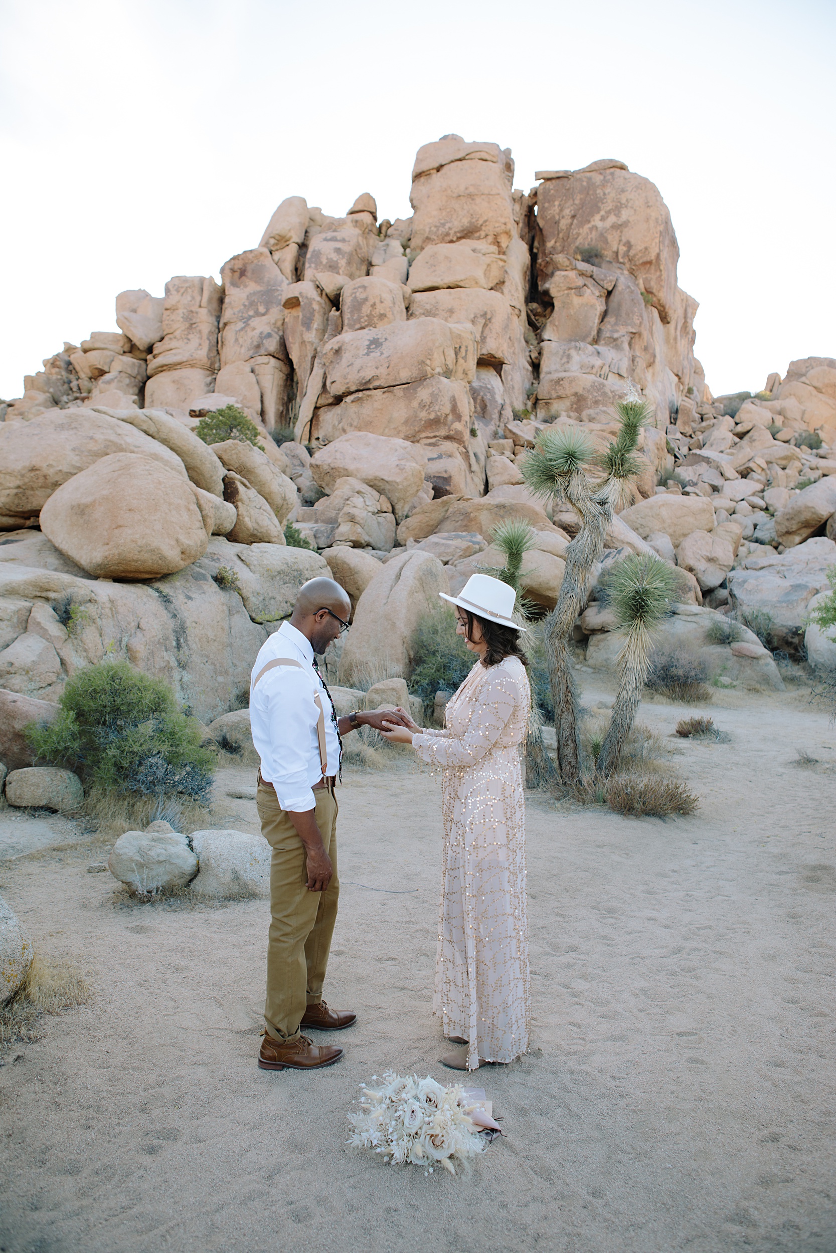 Natasha-and-Ricky-43 Natasha and Ricky's Tranquil Desert Elopement in Joshua Tree, California