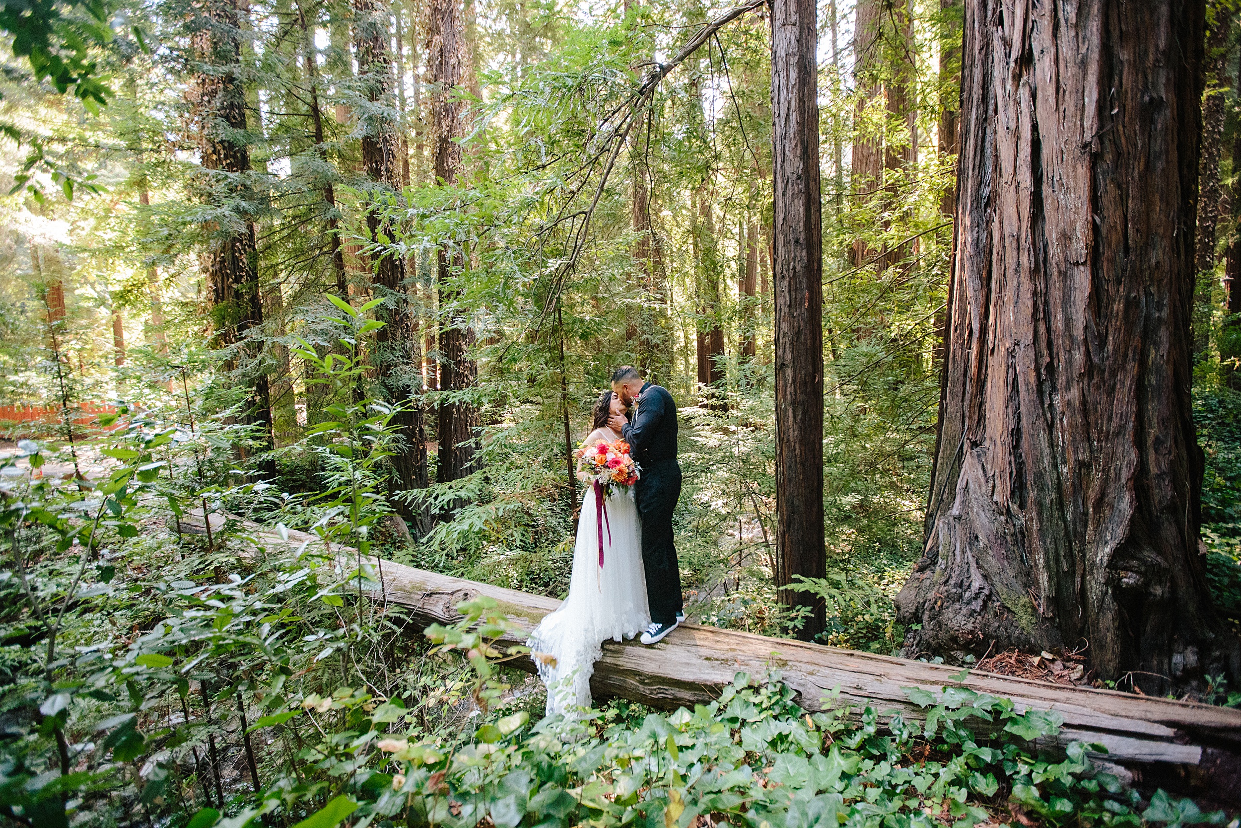 Bea-and-Justin-8 Intimate Redwoods Elopement in Big Sur | Beatriz & Justin￼