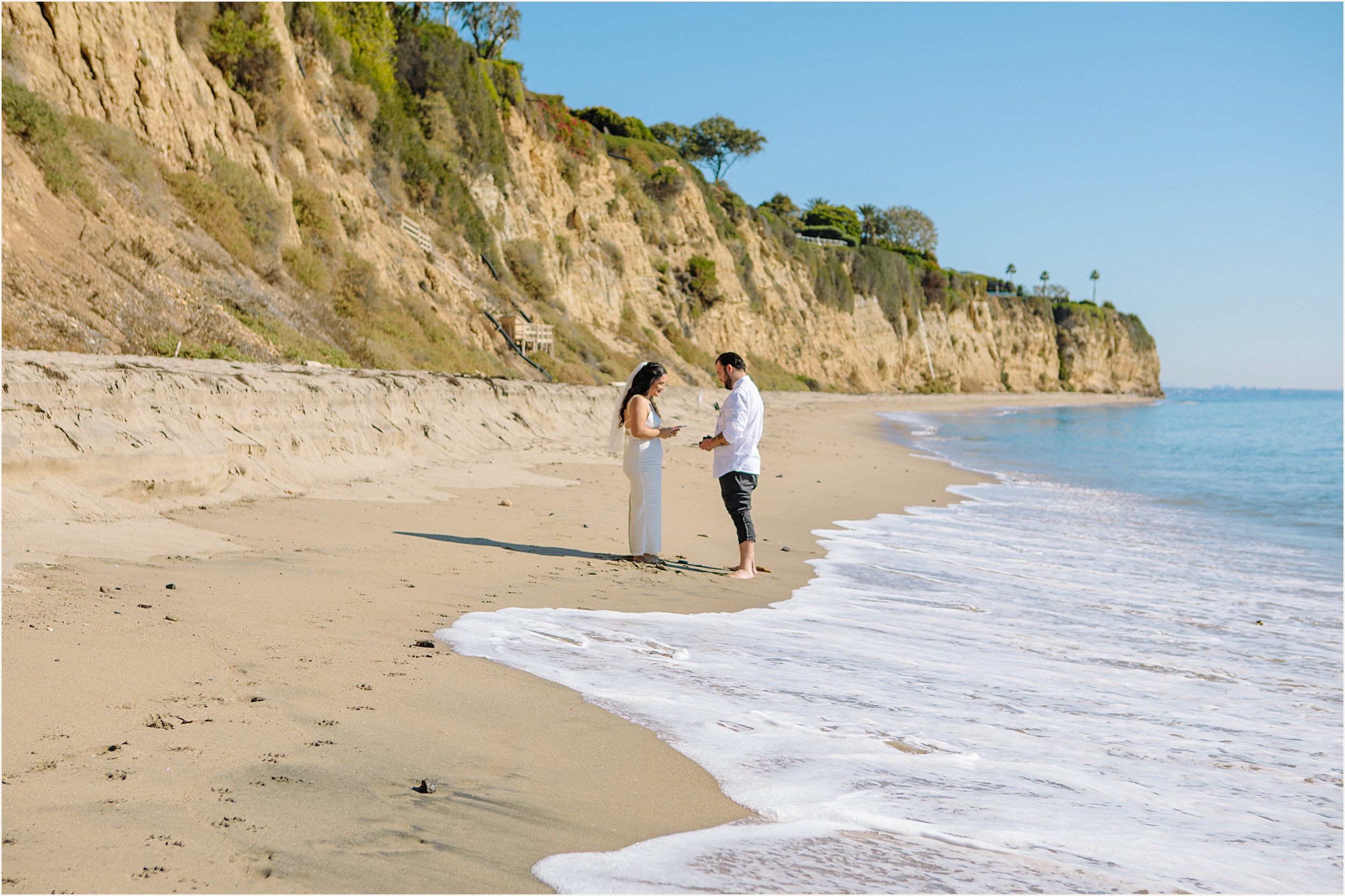 Andrea-and-Anthony-45 Intimate Elopement at Zuma Beach in Malibu, CA | Andrea & Anthony￼