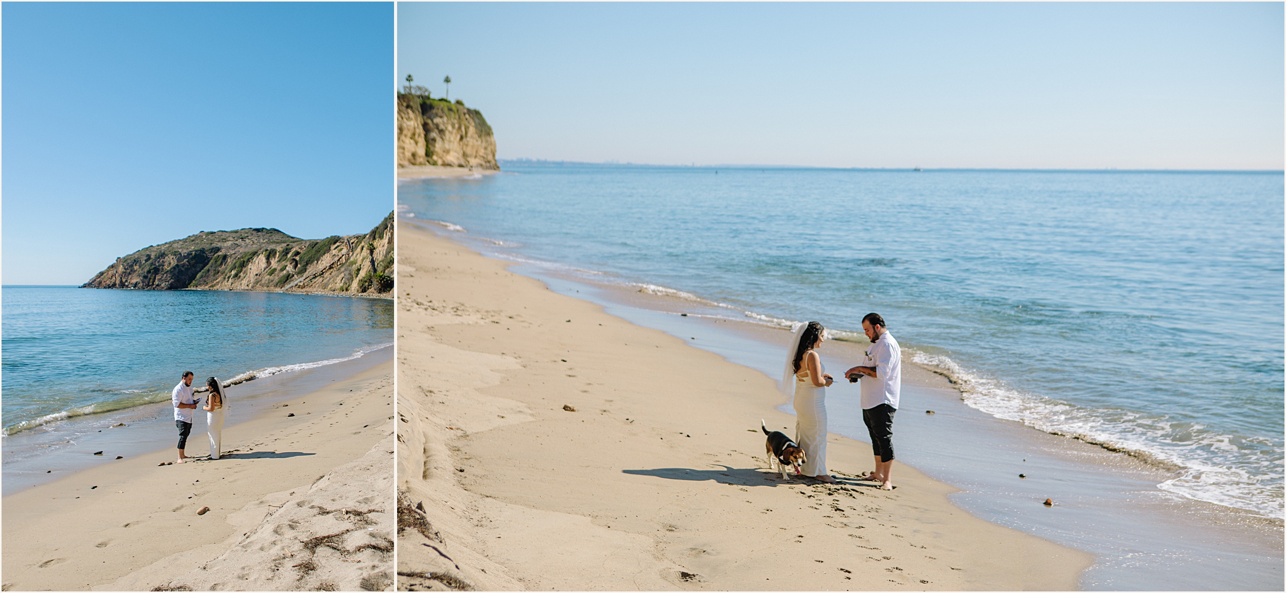 Andrea-and-Anthony-31 Intimate Elopement at Zuma Beach in Malibu, CA | Andrea & Anthony￼