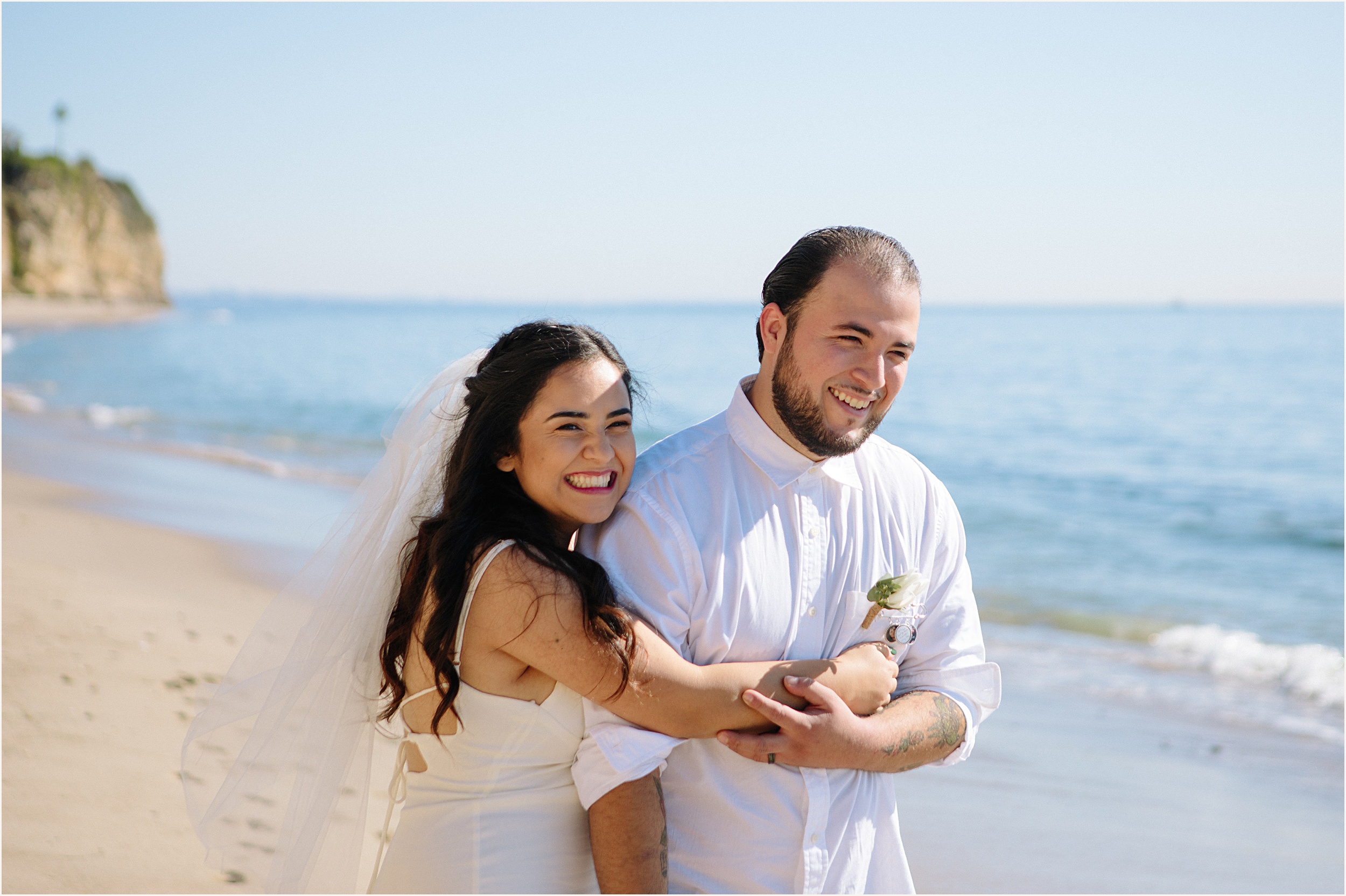 Andrea-and-Anthony-31 Intimate Elopement at Zuma Beach in Malibu, CA | Andrea & Anthony￼