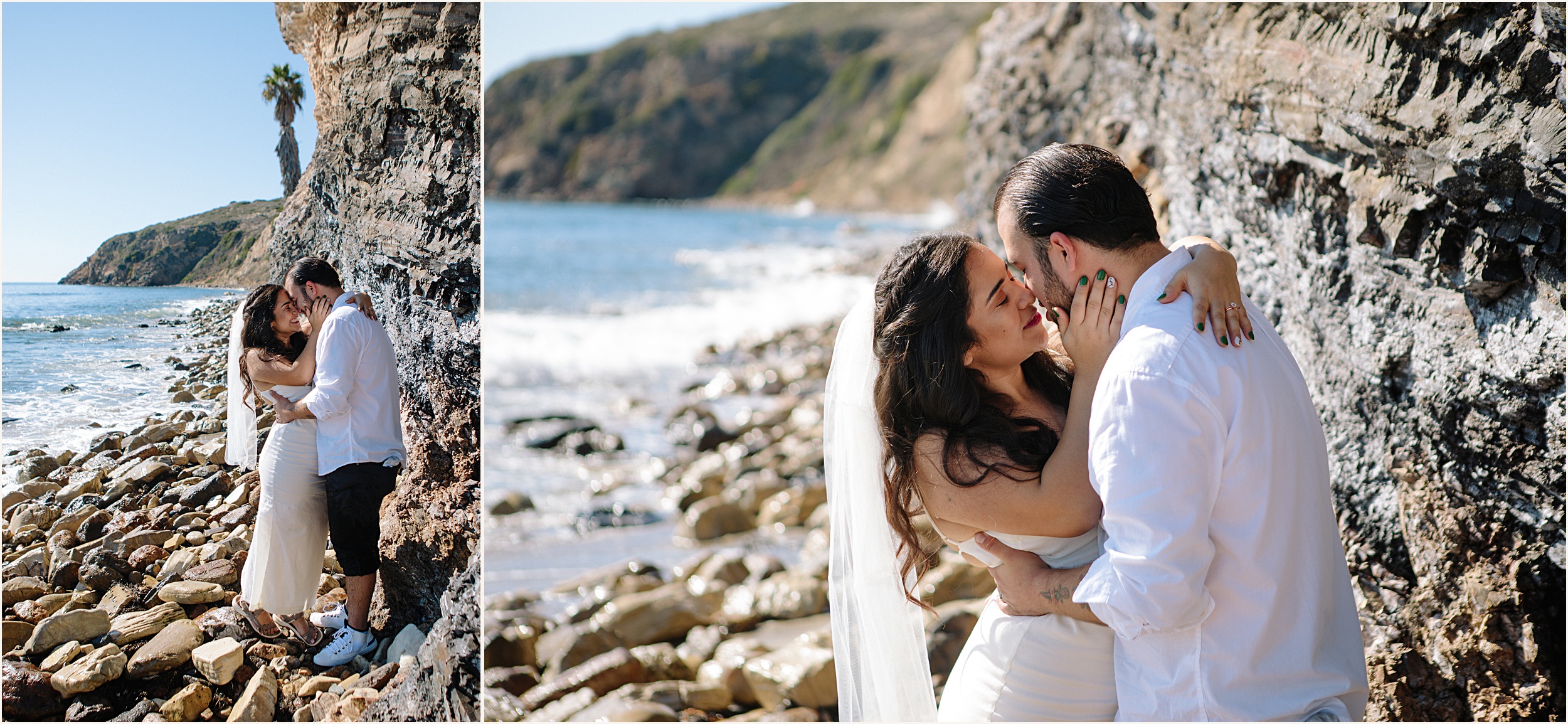 Intimate Elopement at Zuma Beach in Malibu, CA