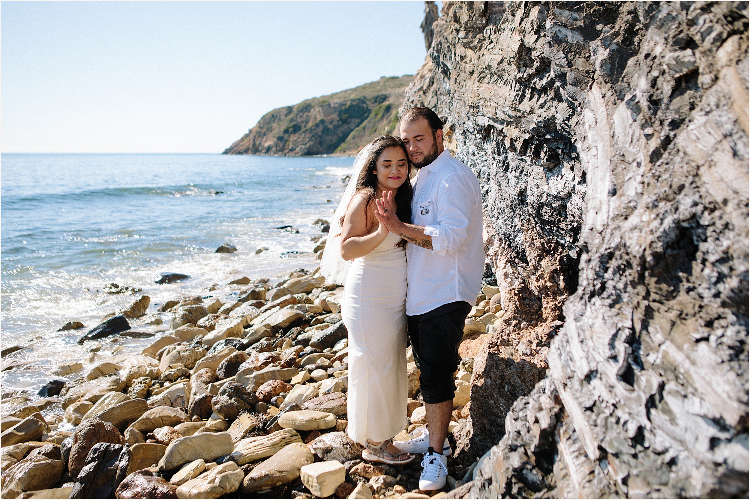 Andrea-and-Anthony-45 Intimate Elopement at Zuma Beach in Malibu, CA | Andrea & Anthony￼