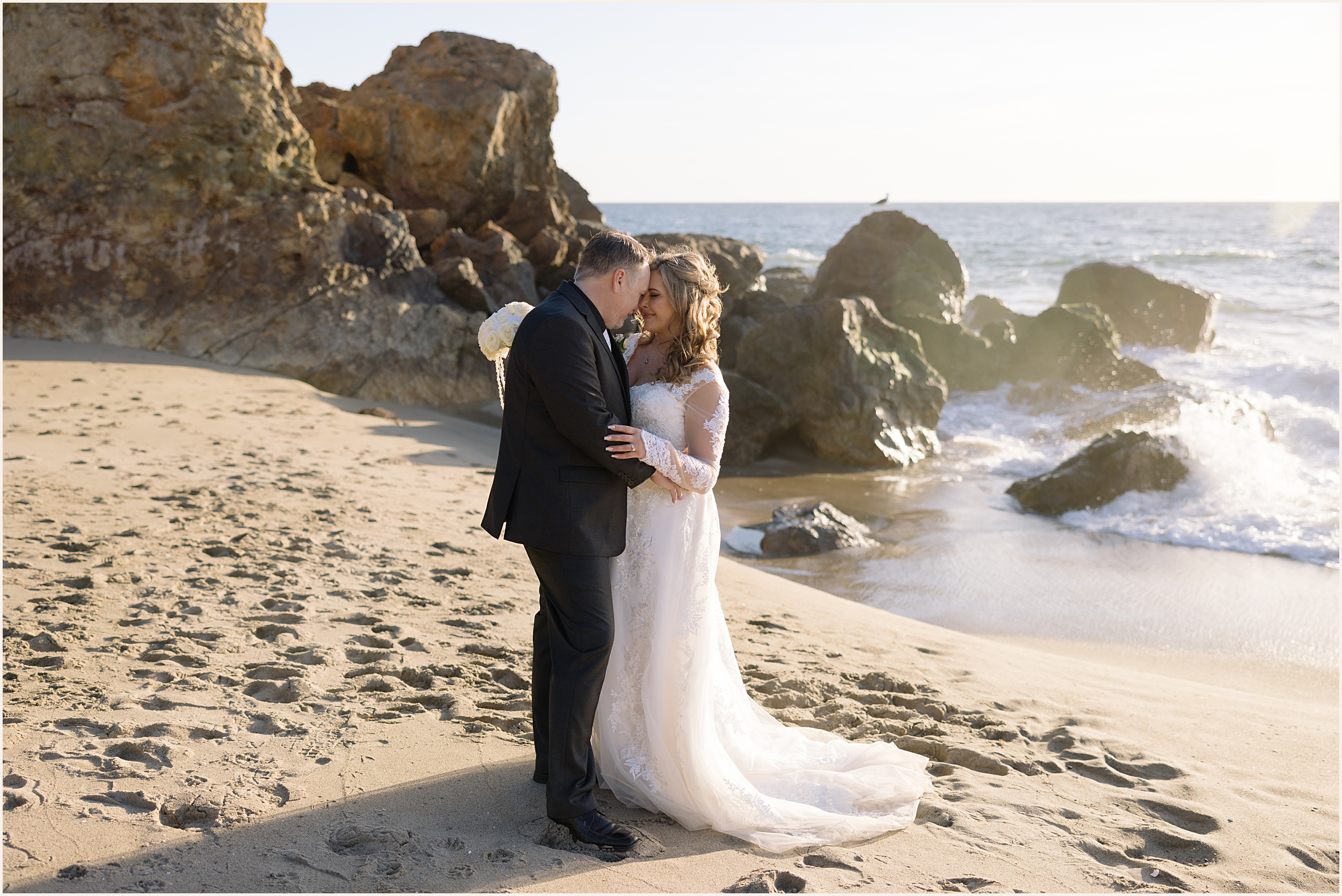 Briana-and-Matt-60 Winter Beach wedding in Malibu, CA | Brianna & Matt