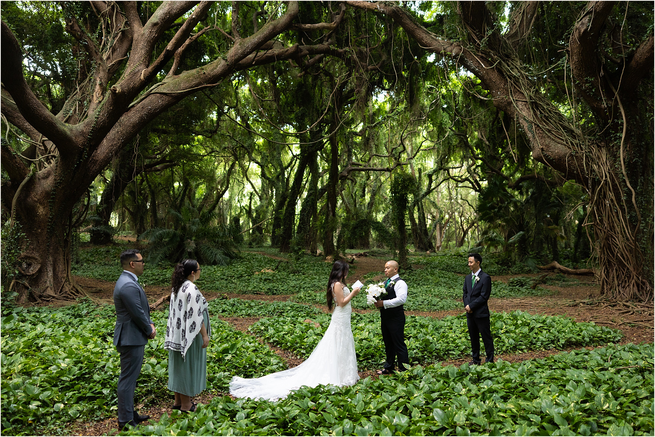 Helen-and-Jay-21 Enchanted Forest Maui Elopement // Helen & Jay