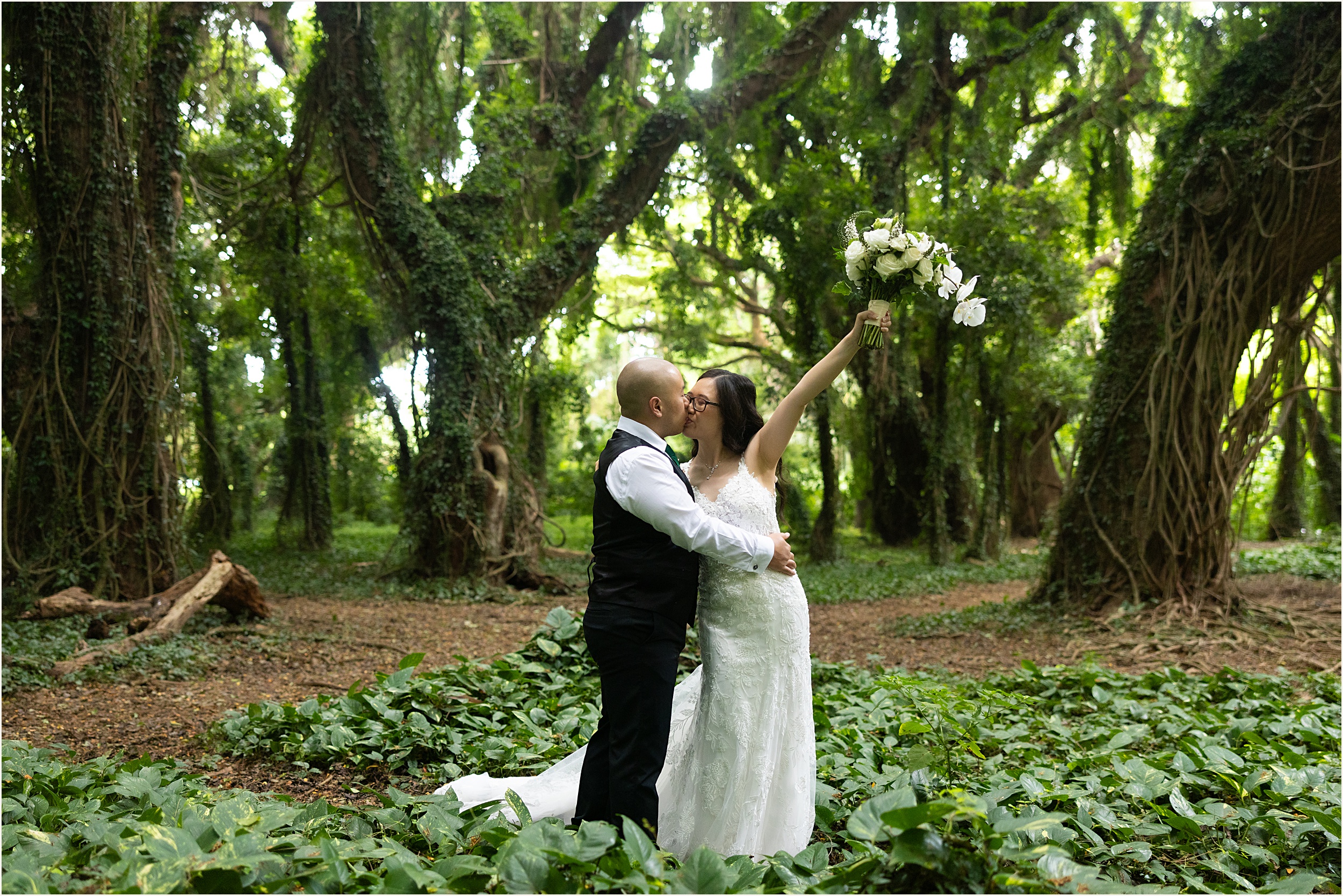 Helen-and-Jay-88 Enchanted Forest Maui Elopement // Helen & Jay