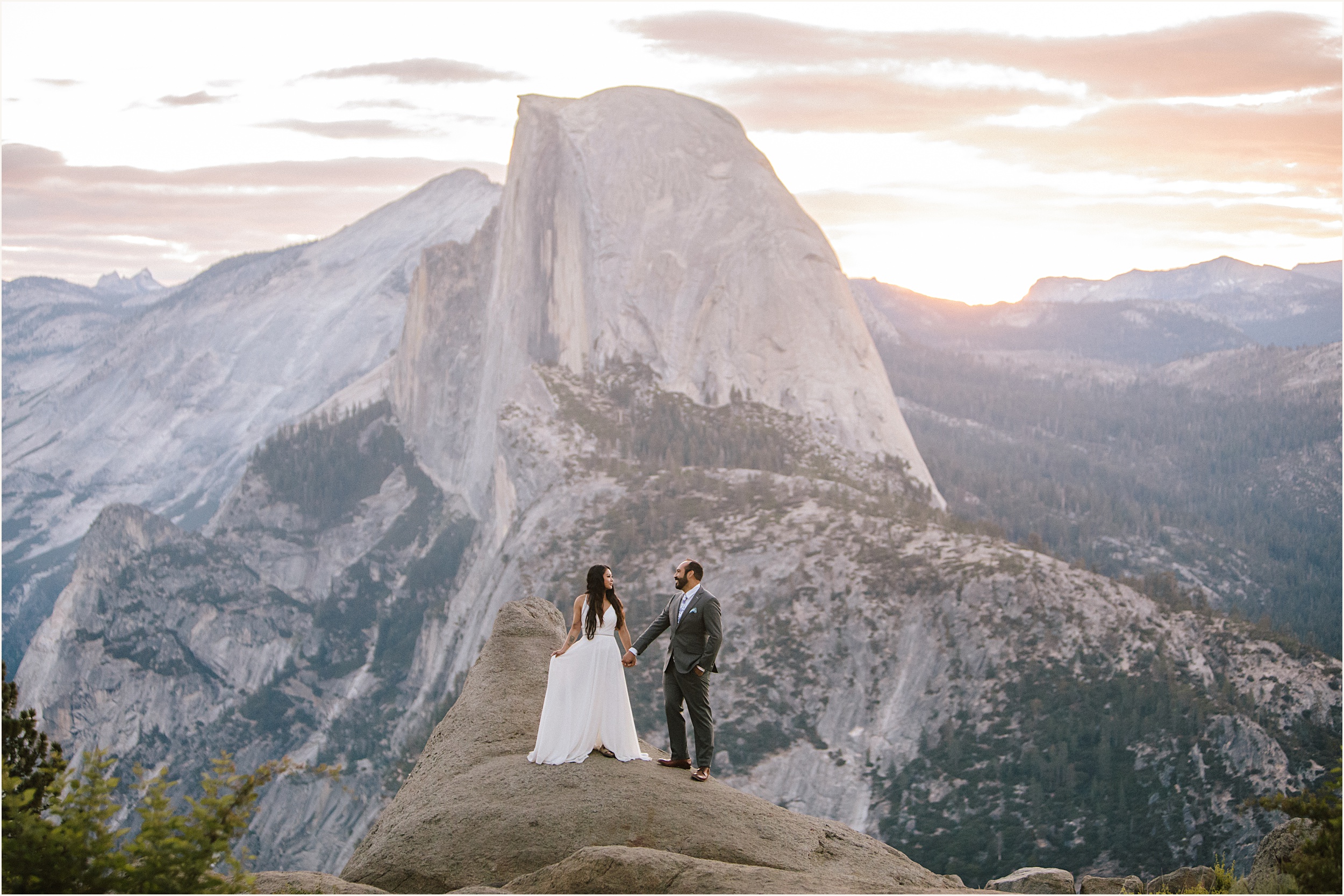 Li-and-Byron-9 Dreamy Glacier Point Elopement in Yosemite