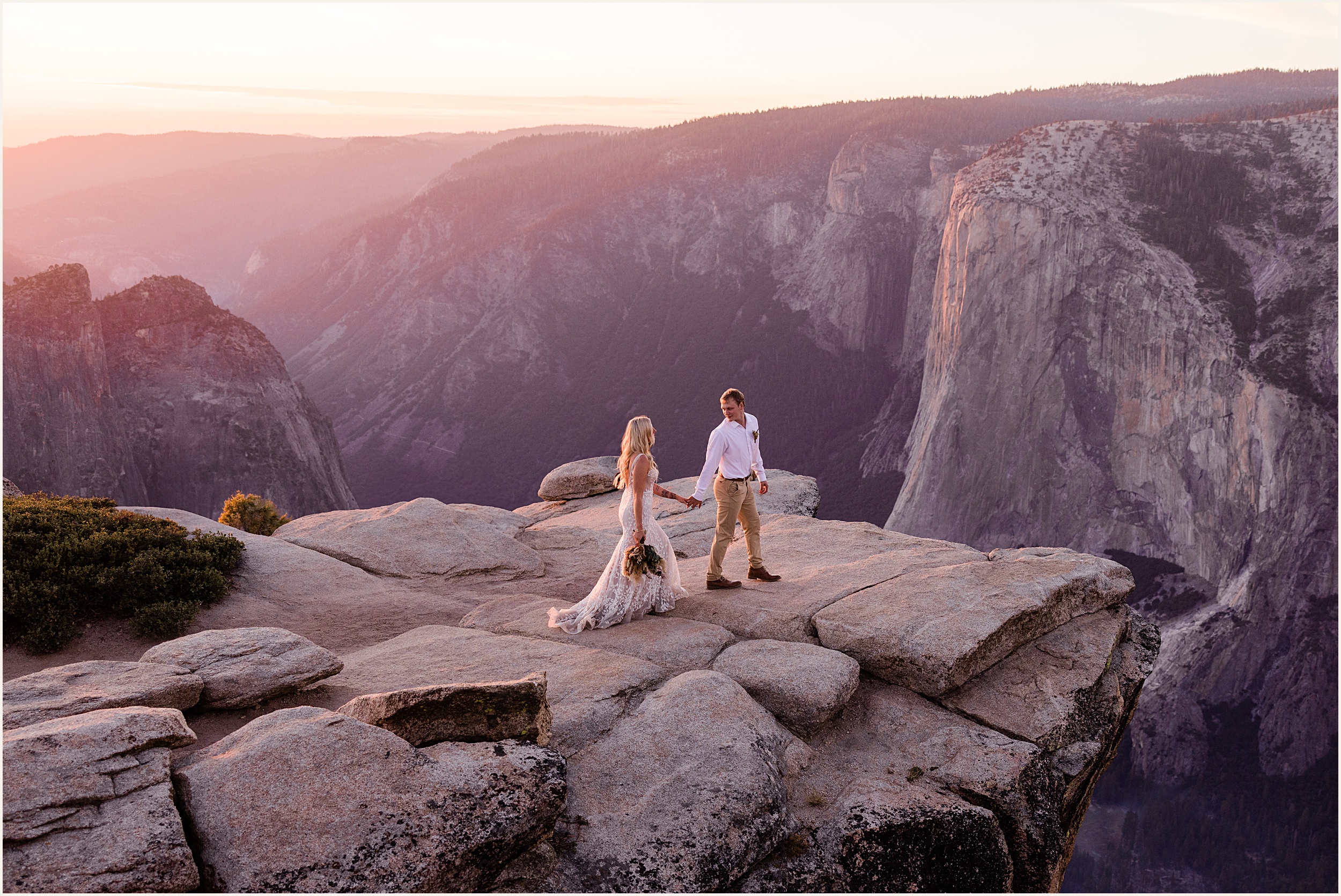 Kylea-and-Ethan_Getting-Married-In-Yosemite_0046 Bridalveil Falls Ceremony & Dreamy Taft Point Yosemite Elopement