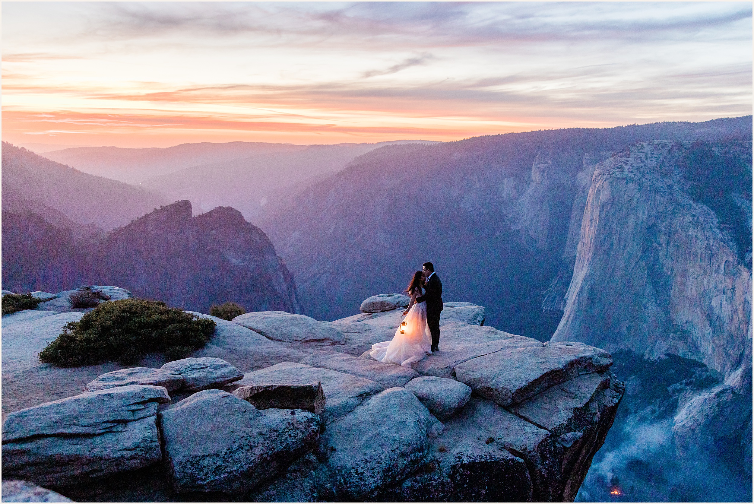 Peter-and-Gen_Yosemite-Elopement-Photographer_0005 Magical Taft Point Yosemite Elopement With Lanterns