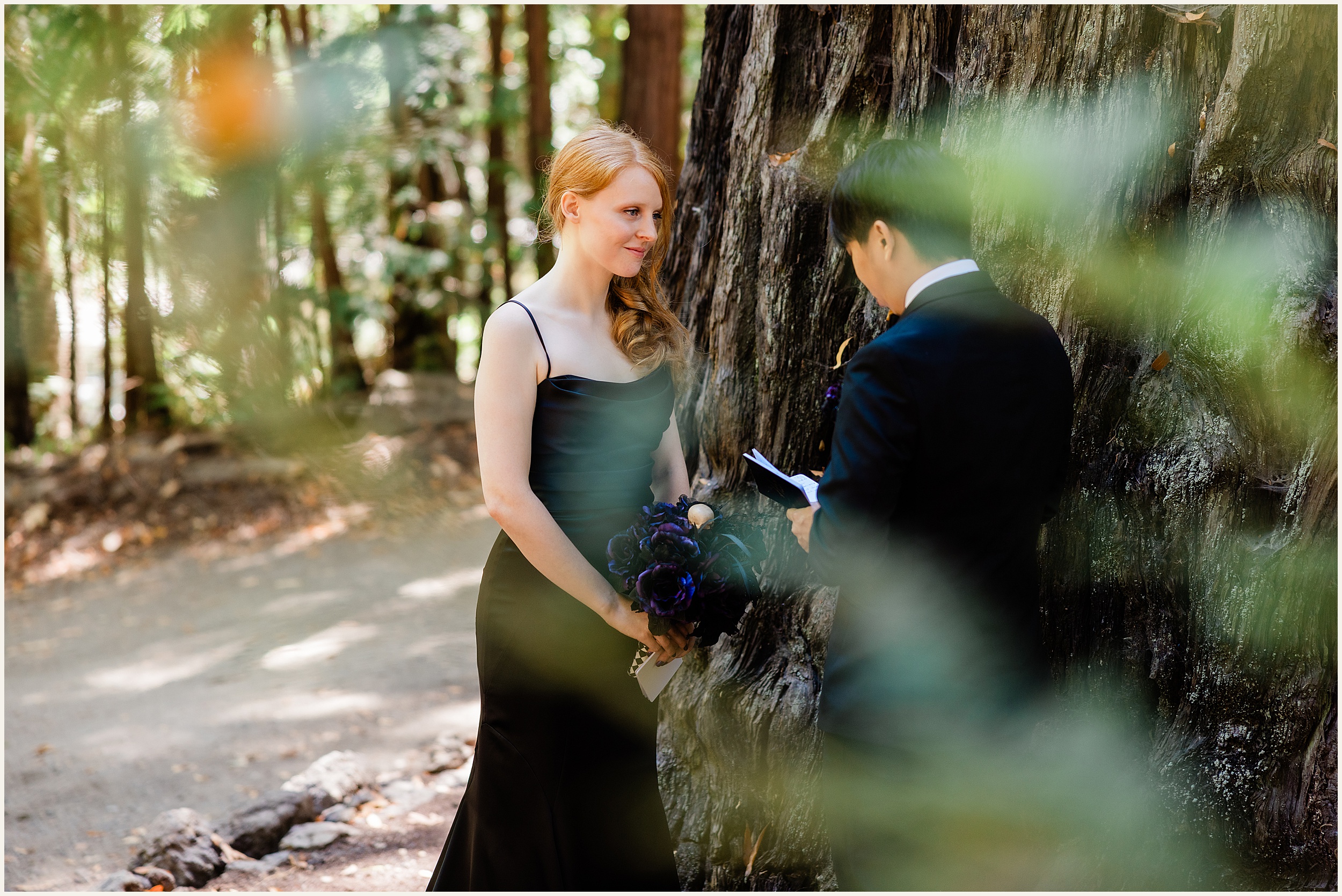 Big-Sur-Elopement_Shelby-and-King_0047 Moody and Elegant Big Sur Elopement in a Black Wedding Dress // Shelby & King