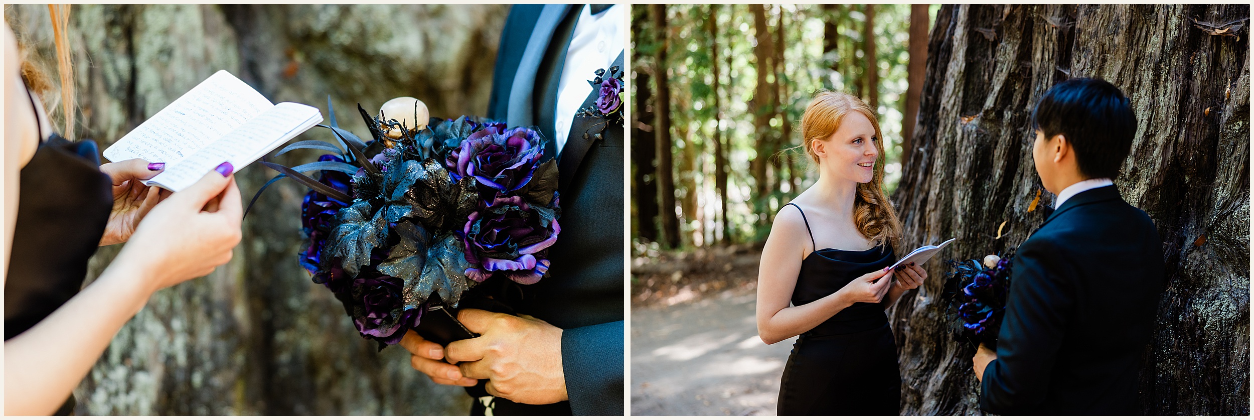 Big-Sur-Elopement_Shelby-and-King_0047 Moody and Elegant Big Sur Elopement in a Black Wedding Dress // Shelby & King