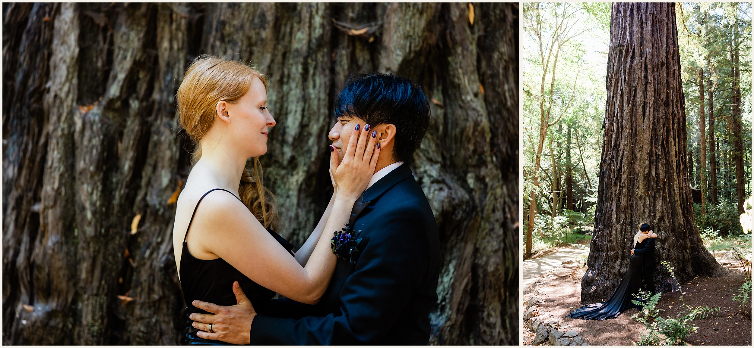 Big-Sur-Elopement_Shelby-and-King_0047 Moody and Elegant Big Sur Elopement in a Black Wedding Dress // Shelby & King