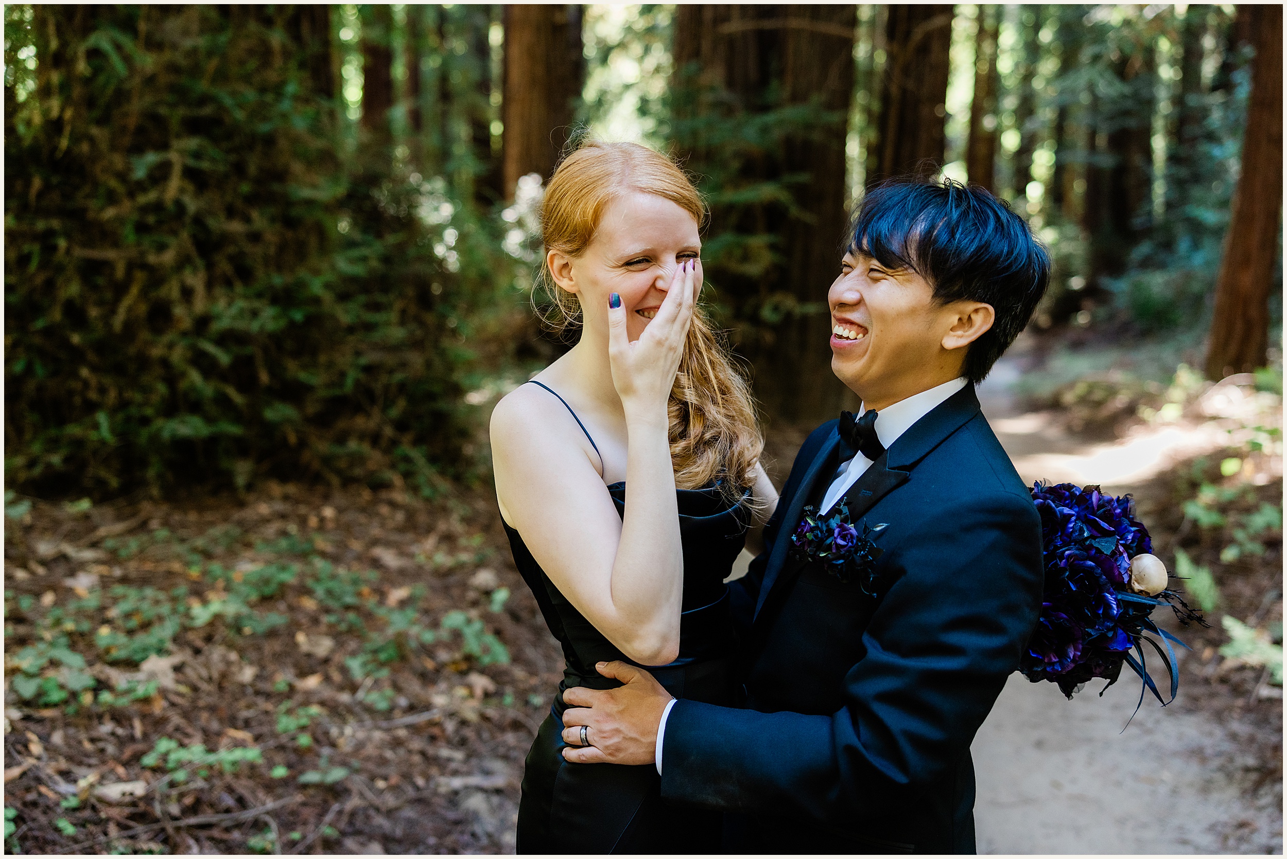 Big-Sur-Elopement_Shelby-and-King_0047 Moody and Elegant Big Sur Elopement in a Black Wedding Dress // Shelby & King