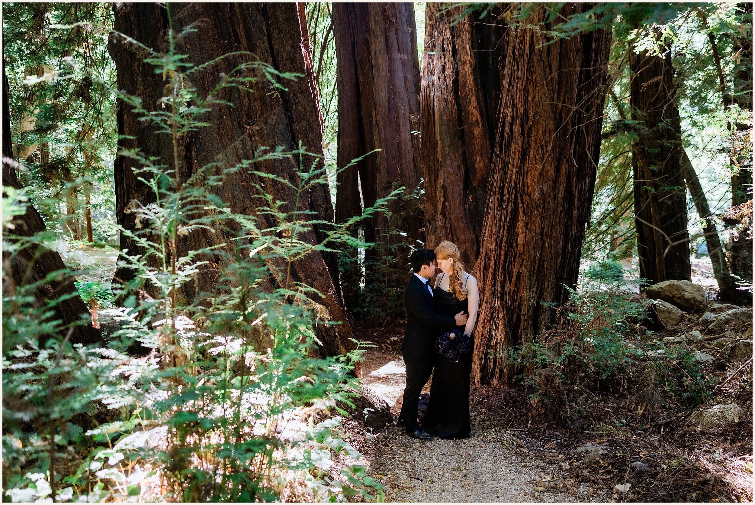 Big-Sur-Elopement_Shelby-and-King_0047 Moody and Elegant Big Sur Elopement in a Black Wedding Dress // Shelby & King