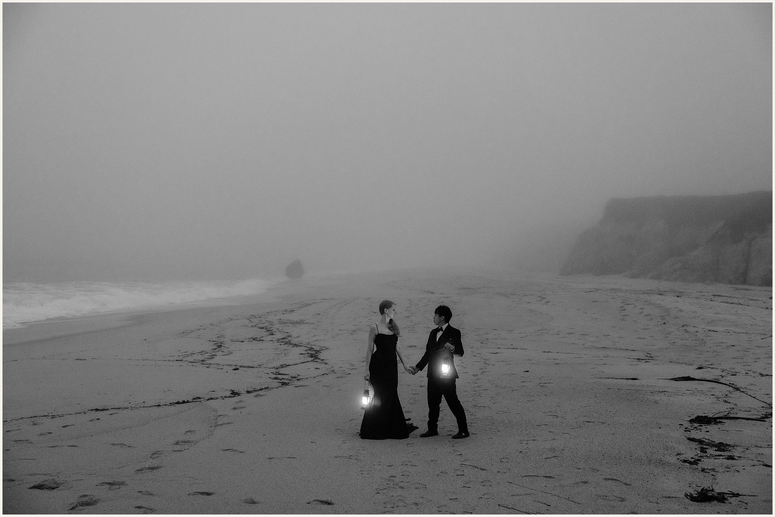 Big-Sur-Elopement_Shelby-and-King_0047 Moody and Elegant Big Sur Elopement in a Black Wedding Dress // Shelby & King