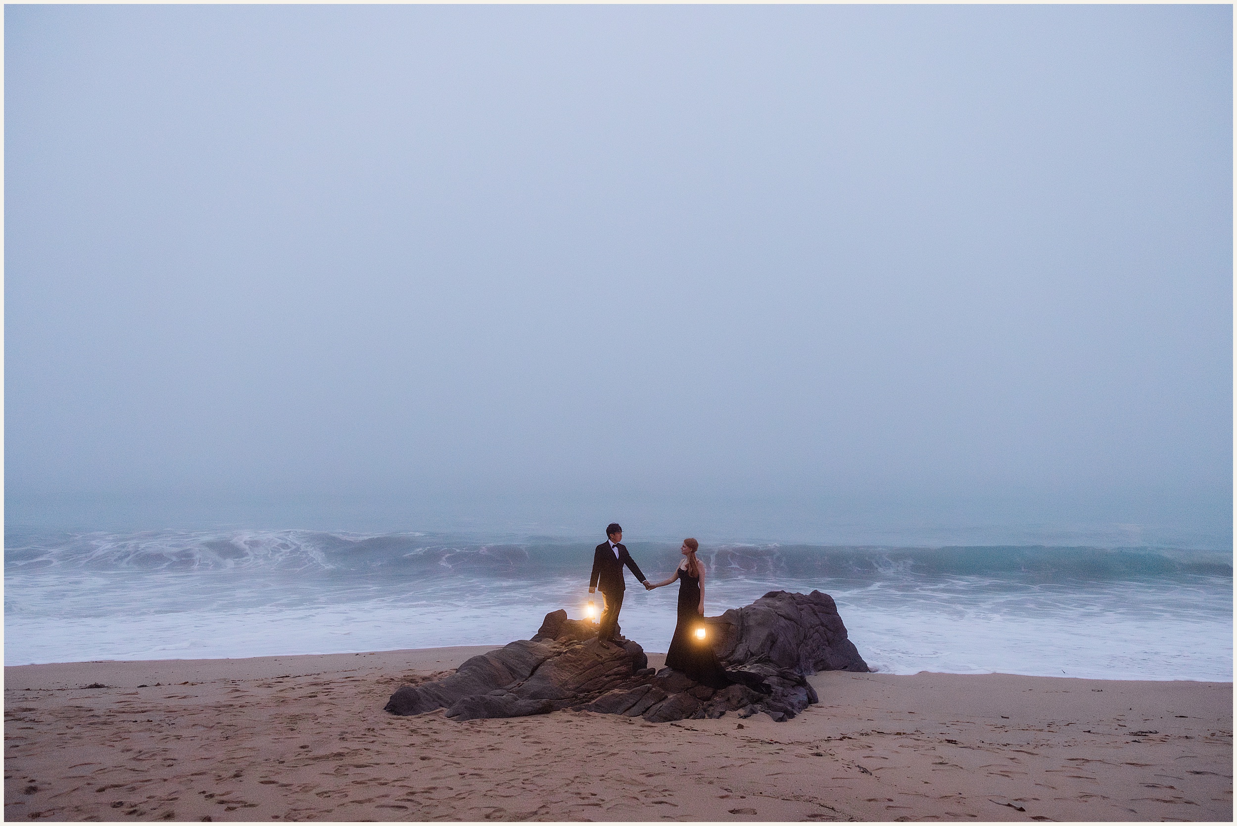 Big-Sur-Elopement_Shelby-and-King_0047 Moody and Elegant Big Sur Elopement in a Black Wedding Dress // Shelby & King