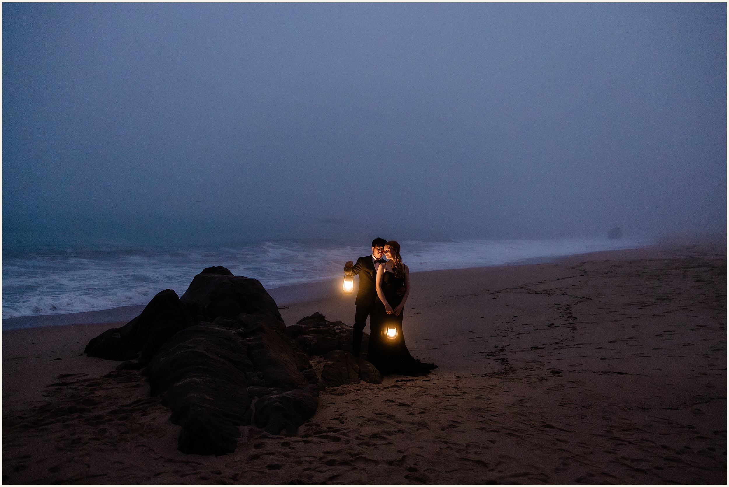 Big-Sur-Elopement_Shelby-and-King_0047 Moody and Elegant Big Sur Elopement in a Black Wedding Dress // Shelby & King