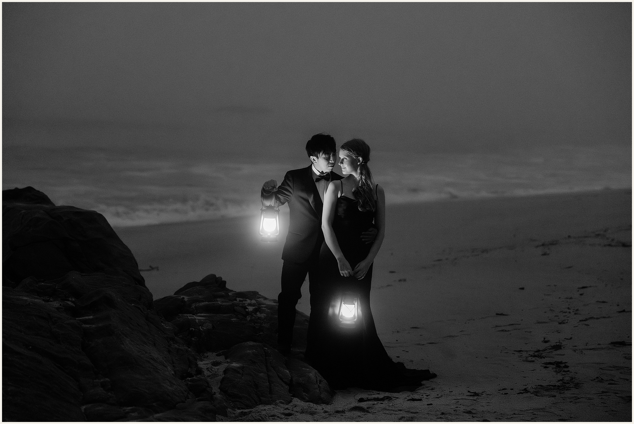 Big-Sur-Elopement_Shelby-and-King_0047 Moody and Elegant Big Sur Elopement in a Black Wedding Dress // Shelby & King