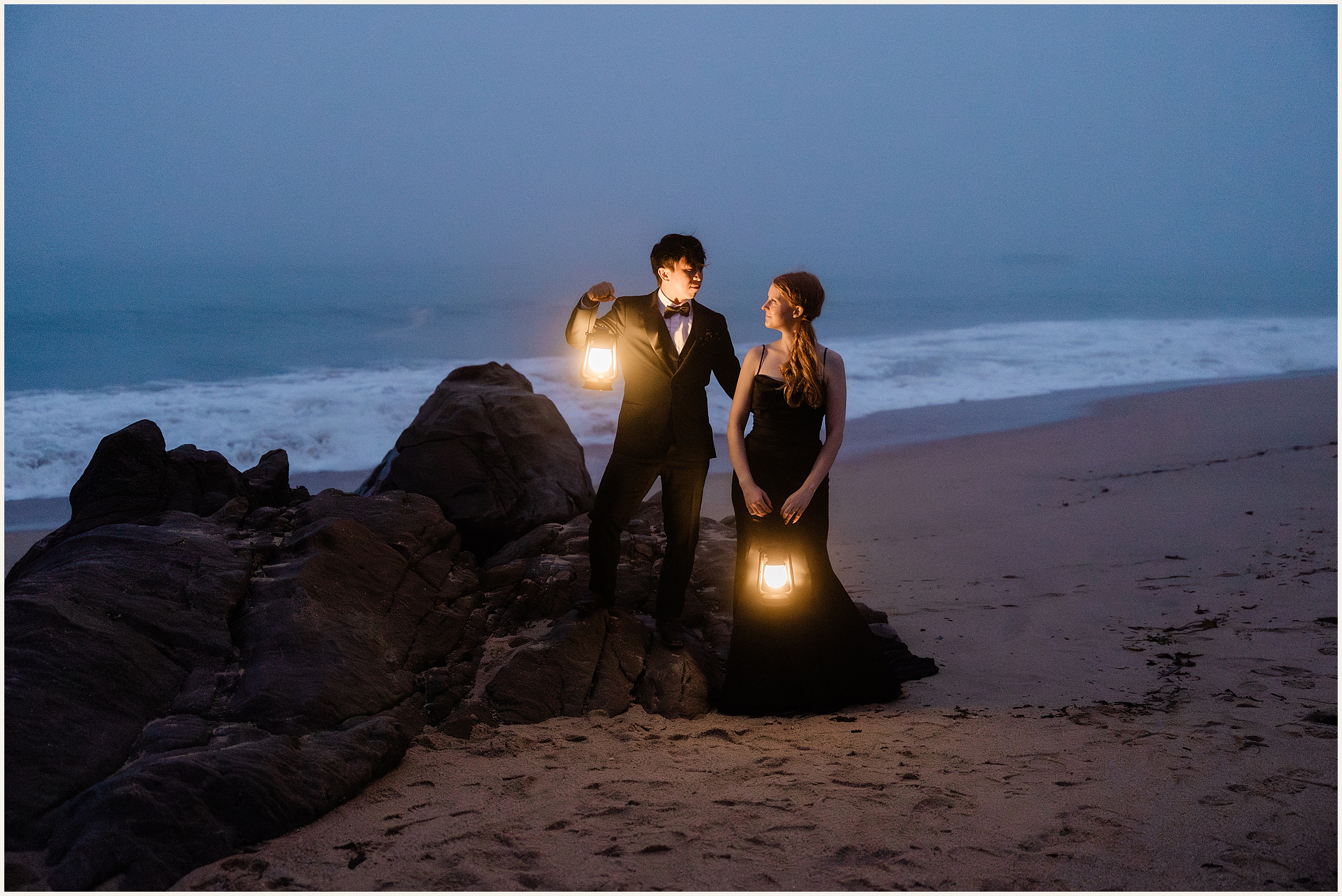 Big-Sur-Elopement_Shelby-and-King_0047 Moody and Elegant Big Sur Elopement in a Black Wedding Dress // Shelby & King