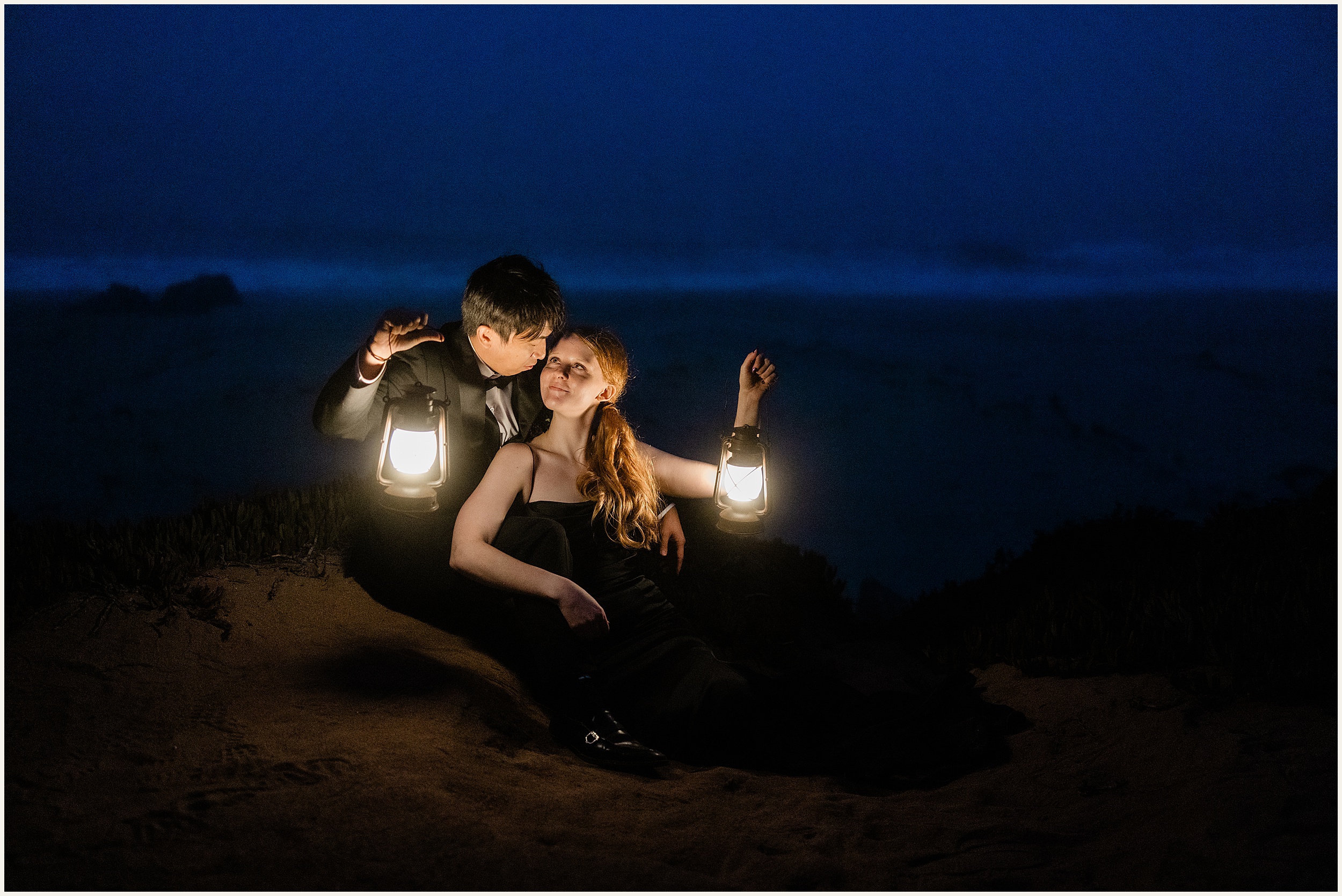 Big-Sur-Elopement_Shelby-and-King_0047 Moody and Elegant Big Sur Elopement in a Black Wedding Dress // Shelby & King