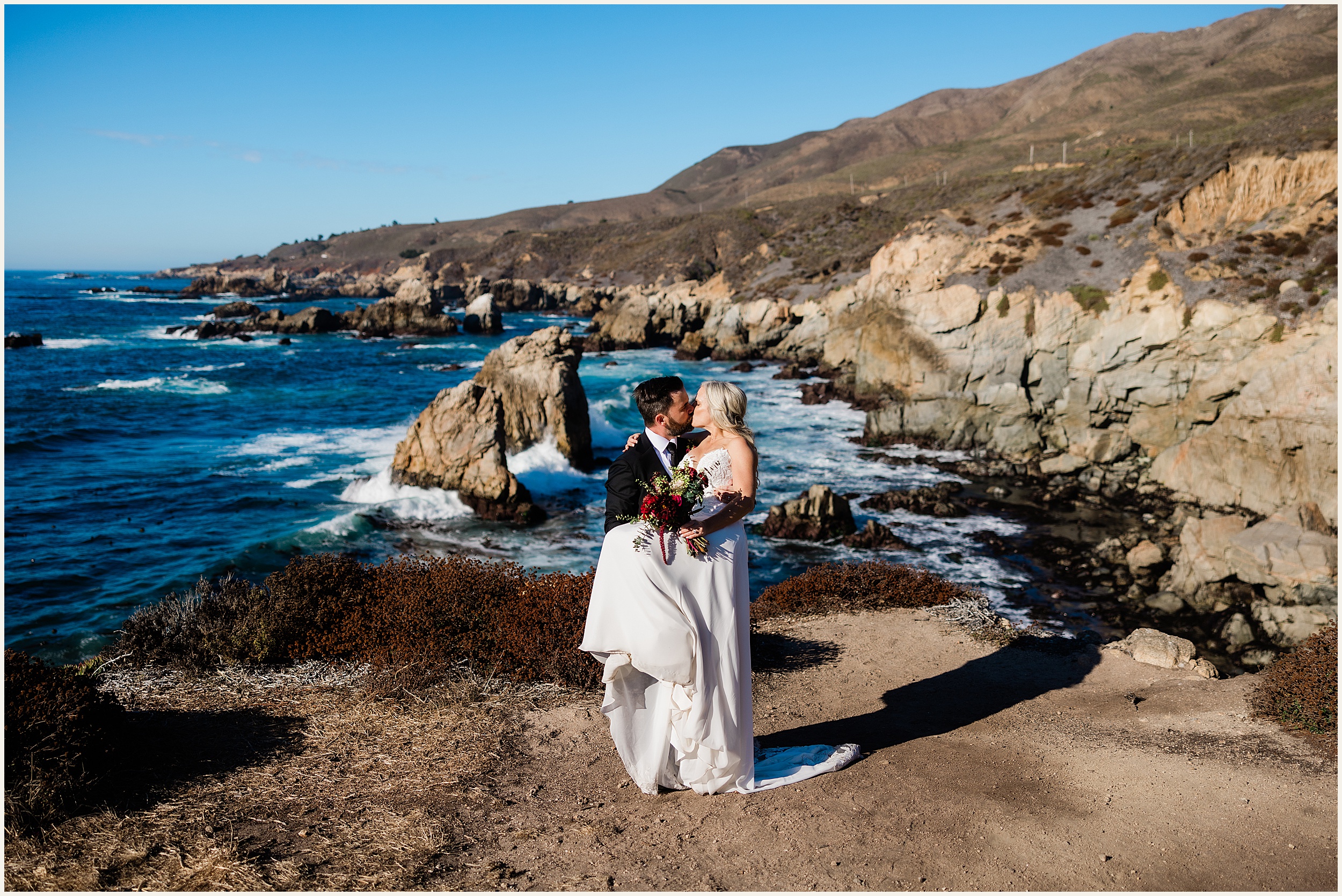 Big-Sur-Small-Elopement_Melissa-and-Thomas_0035 Cliffside View Ceremony Elopement in Big Sur // Melissa and Thomas