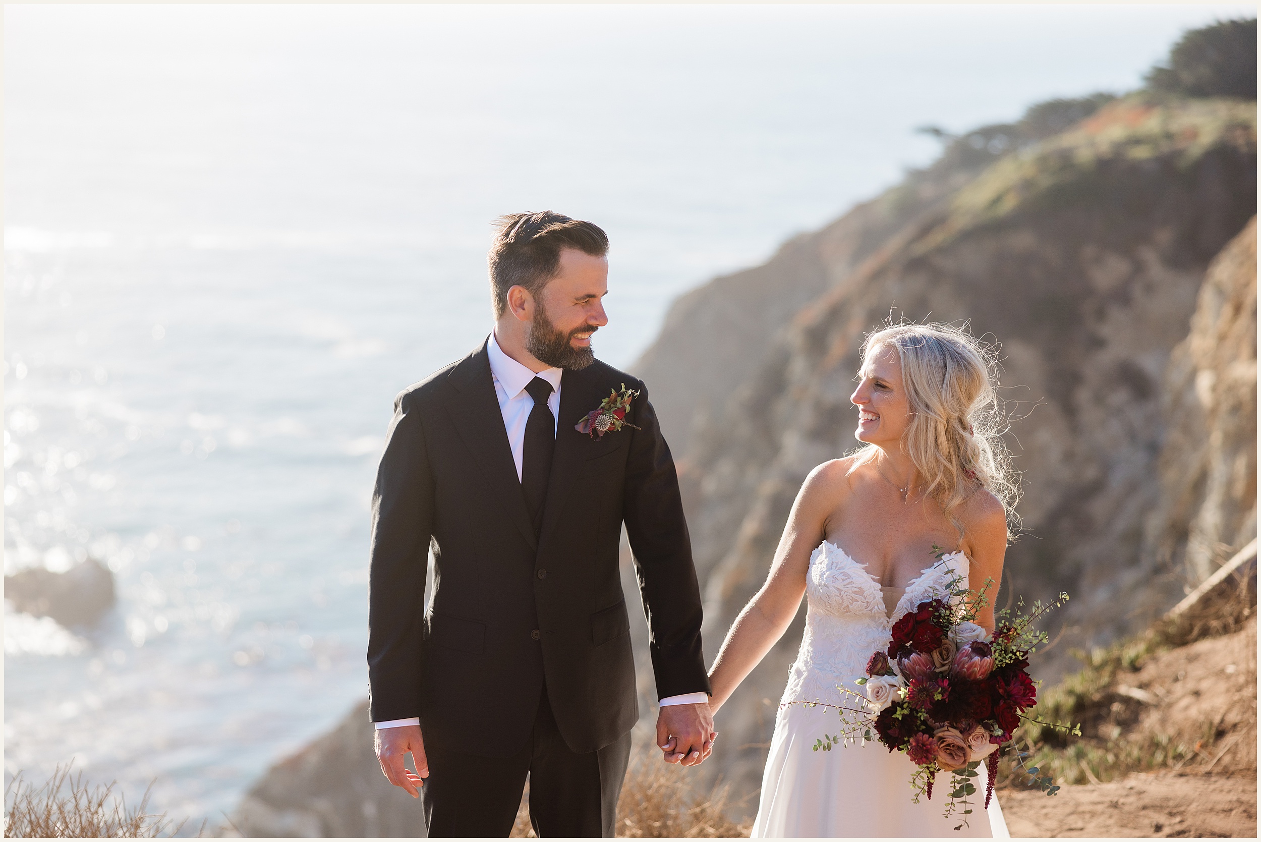 Big-Sur-Small-Elopement_Melissa-and-Thomas_0035 Cliffside View Ceremony Elopement in Big Sur // Melissa and Thomas