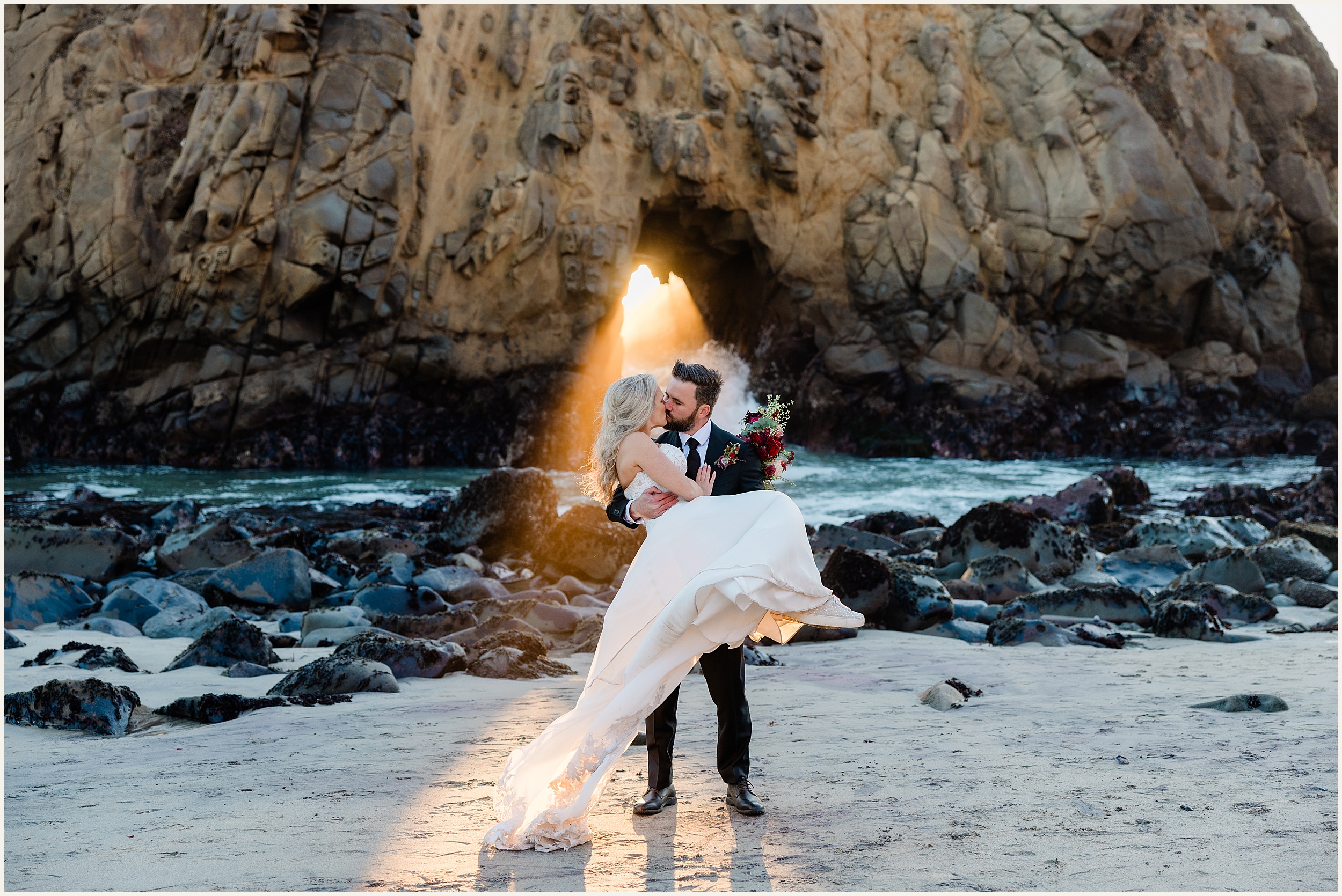 Big-Sur-Small-Elopement_Melissa-and-Thomas_0048 Cliffside View Ceremony Elopement in Big Sur // Melissa and Thomas