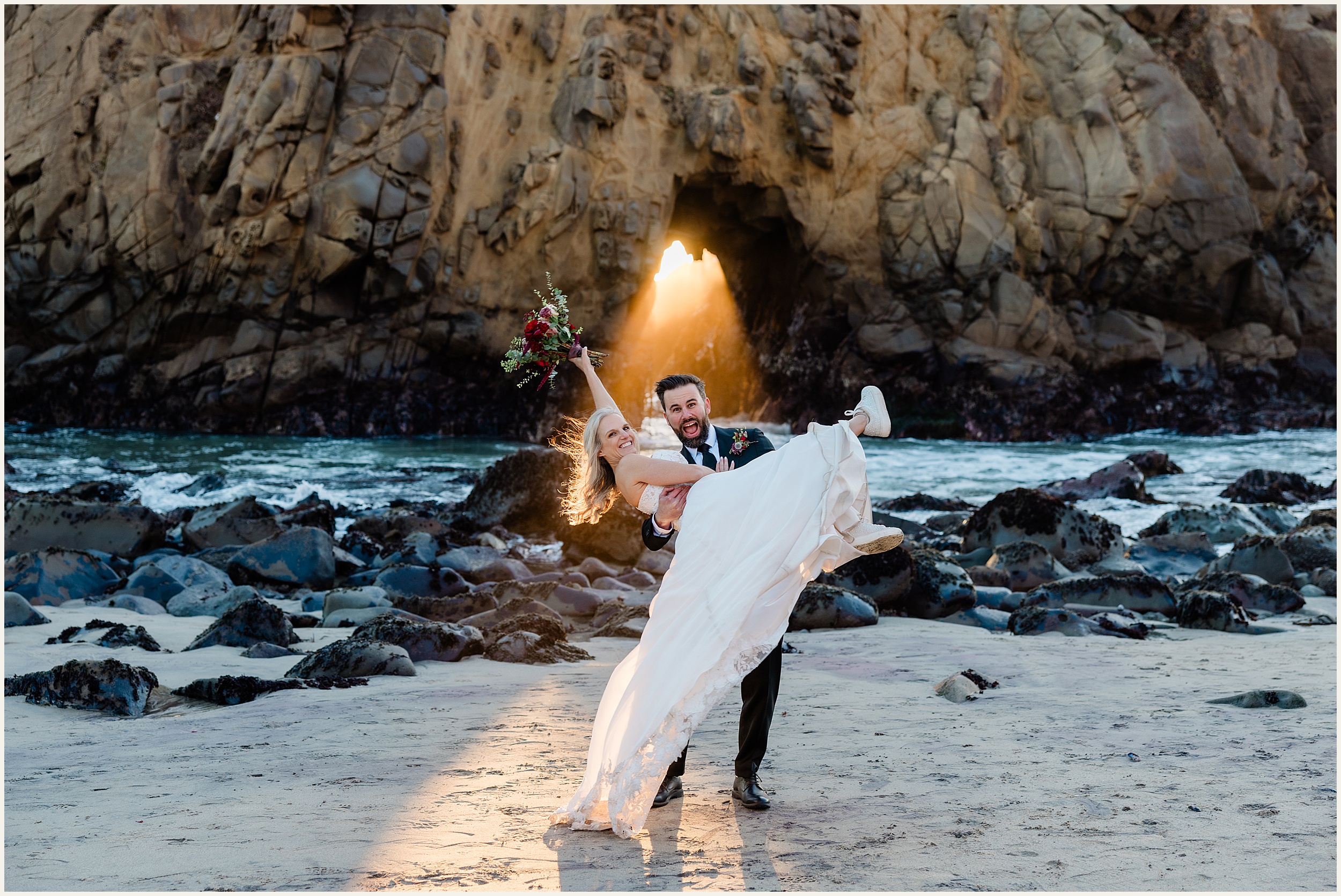 Big-Sur-Small-Elopement_Melissa-and-Thomas_0035 Cliffside View Ceremony Elopement in Big Sur // Melissa and Thomas