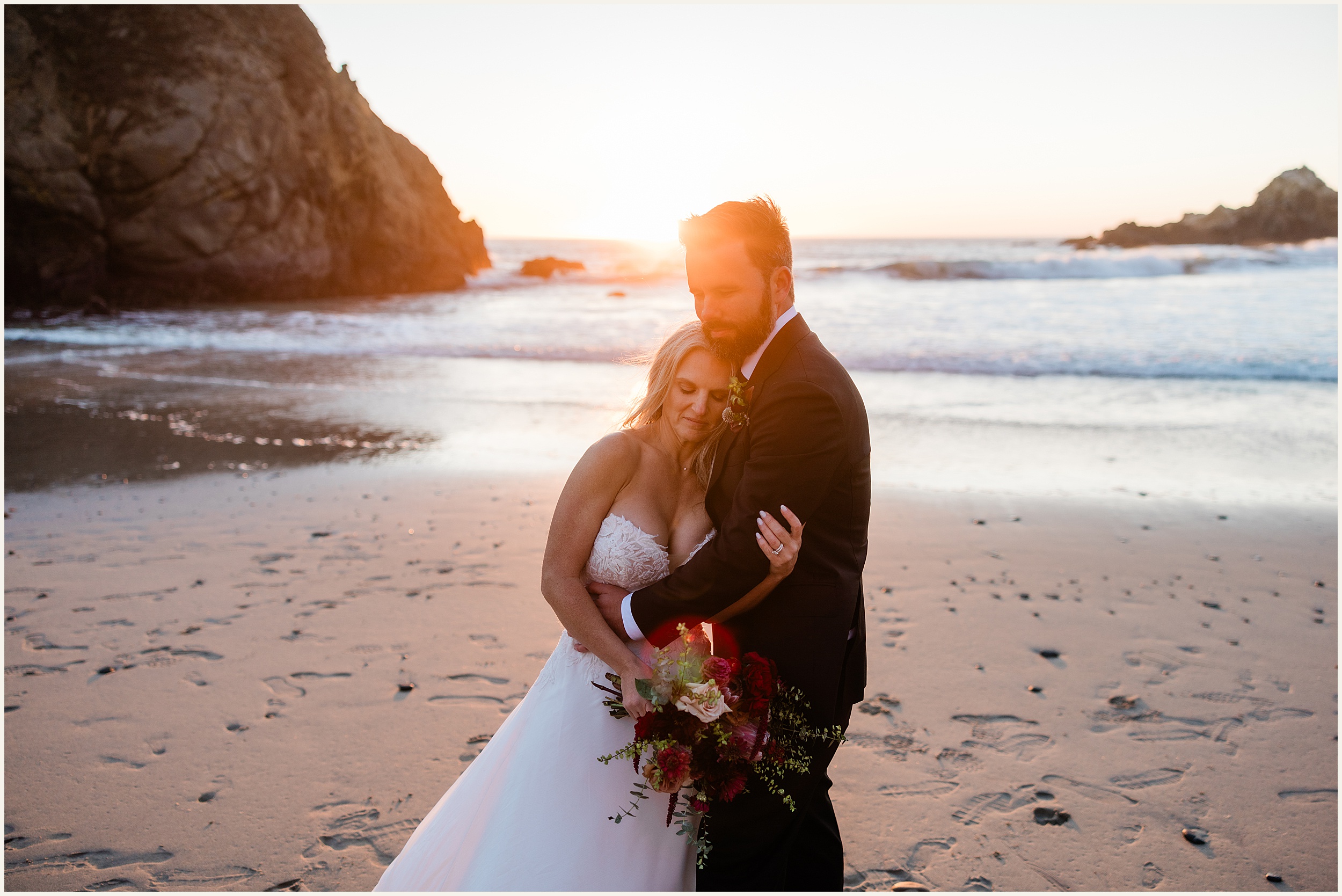 Big-Sur-Small-Elopement_Melissa-and-Thomas_0035 Cliffside View Ceremony Elopement in Big Sur // Melissa and Thomas