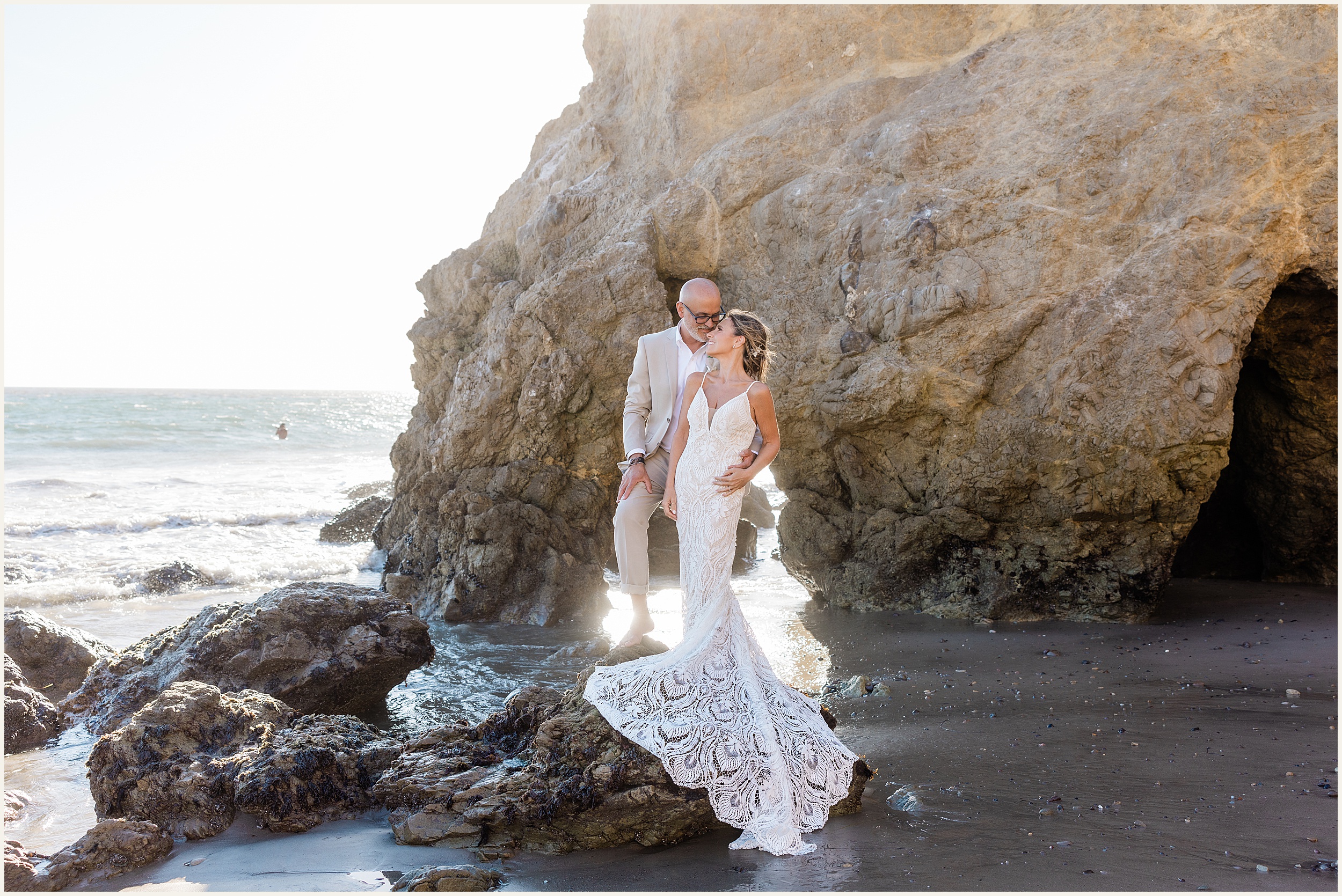 El-Matador-Beach_Kimberly-and-Max_0041 El Matador Beach Wedding Photos // Kimberly and Max