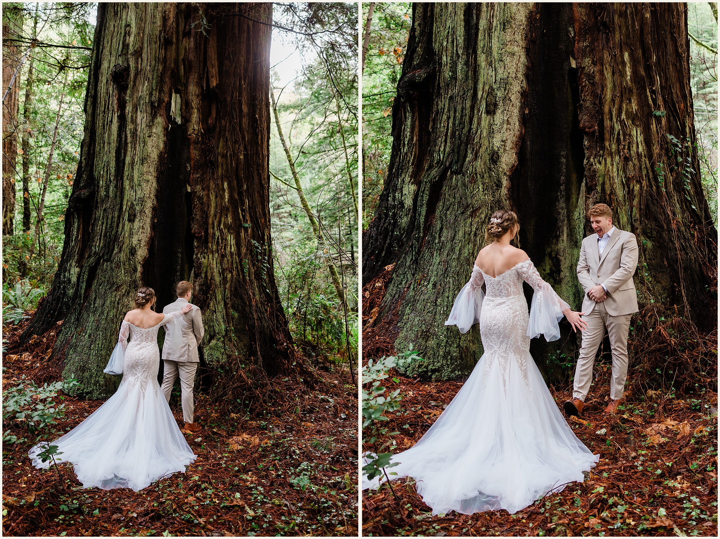 Redwood-Elopement_Caroline-Ashley-and-Will_0065 Dreamy Redwood Elopement Wedding In A Lush Forest // Caroline Ashley and Will