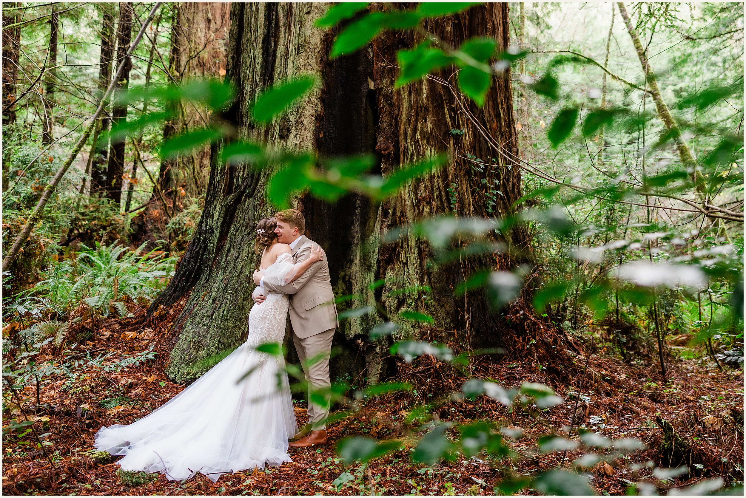 Redwood-Elopement_Caroline-Ashley-and-Will_0065 Dreamy Redwood Elopement Wedding In A Lush Forest // Caroline Ashley and Will