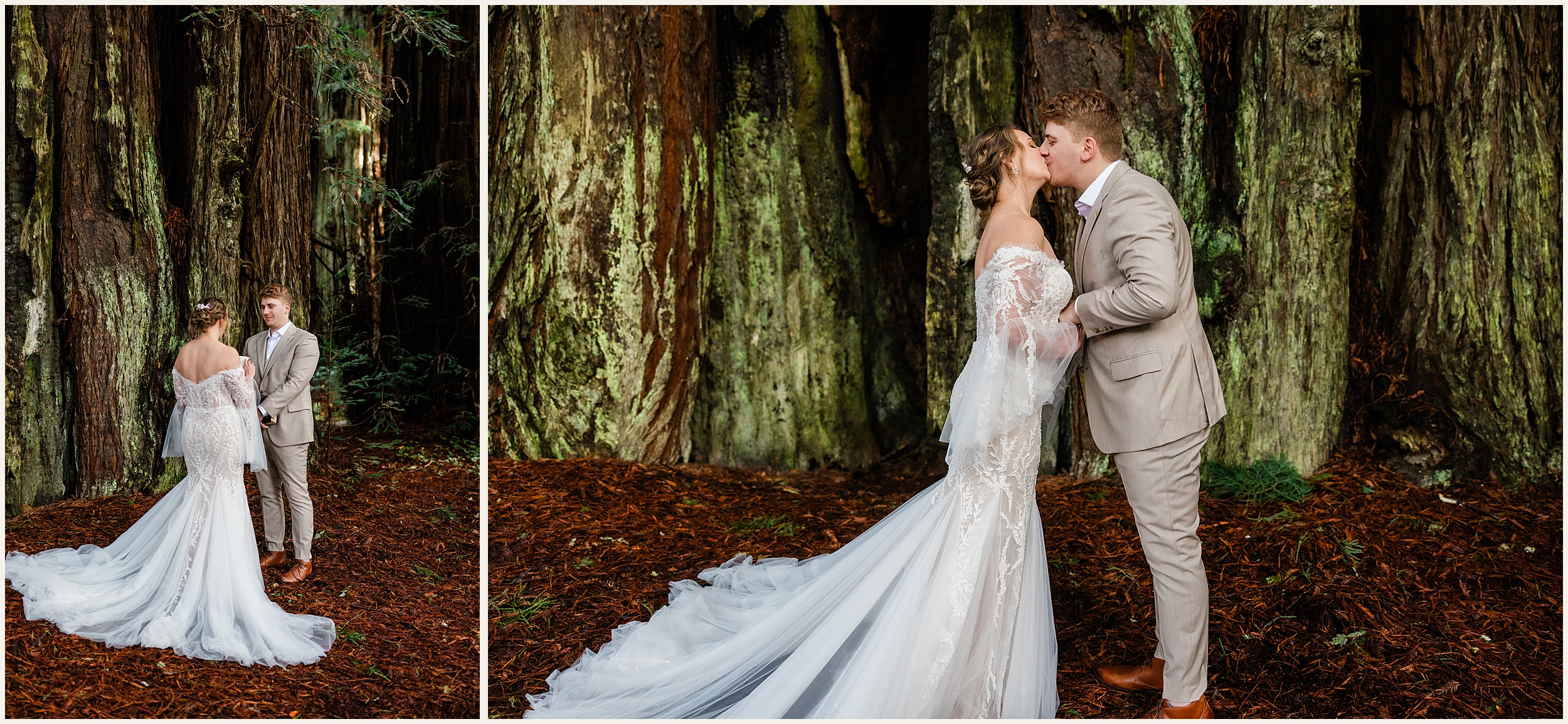 Redwood-Elopement_Caroline-Ashley-and-Will_0065 Dreamy Redwood Elopement Wedding In A Lush Forest // Caroline Ashley and Will