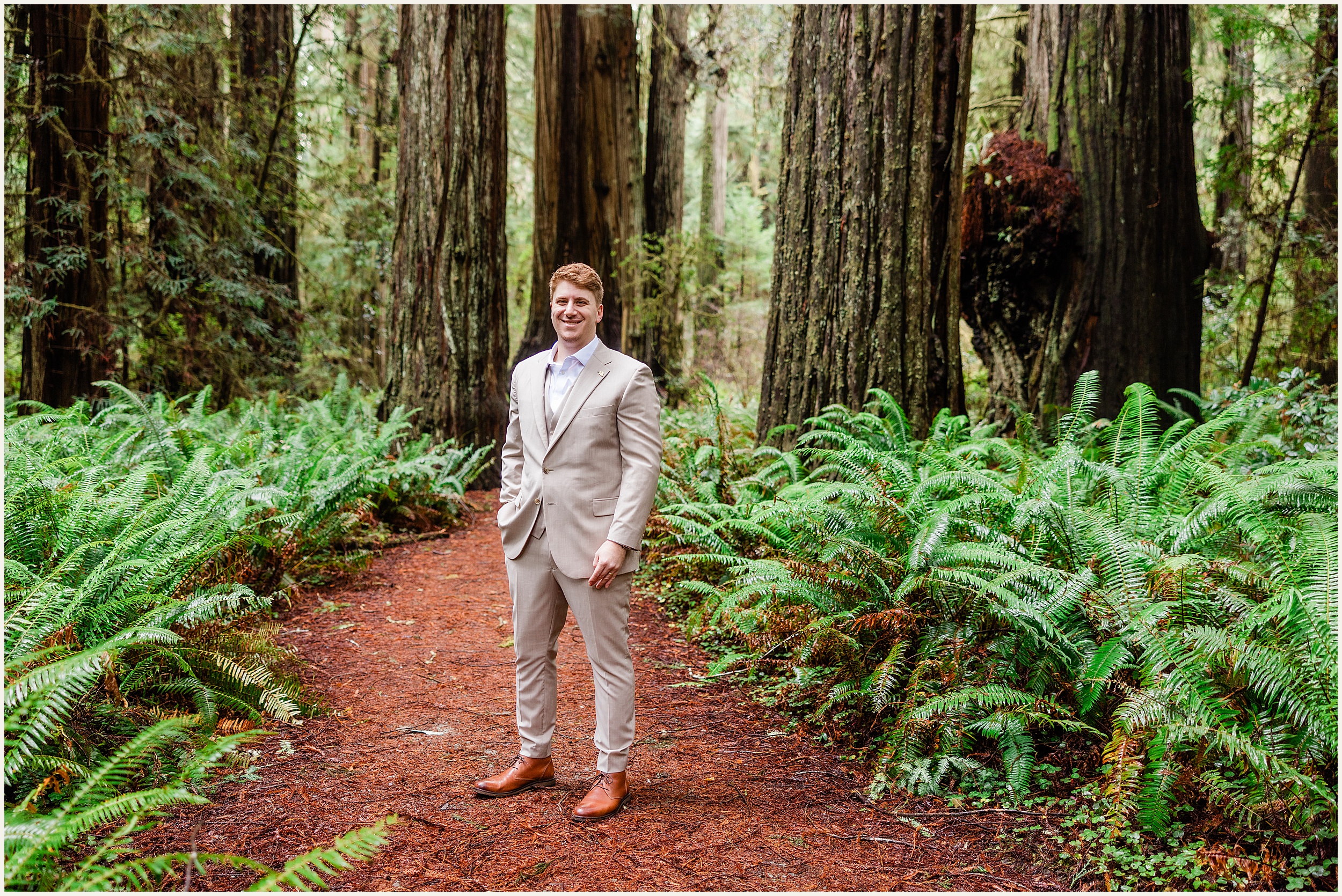 Redwood-Elopement_Caroline-Ashley-and-Will_0065 Dreamy Redwood Elopement Wedding In A Lush Forest // Caroline Ashley and Will