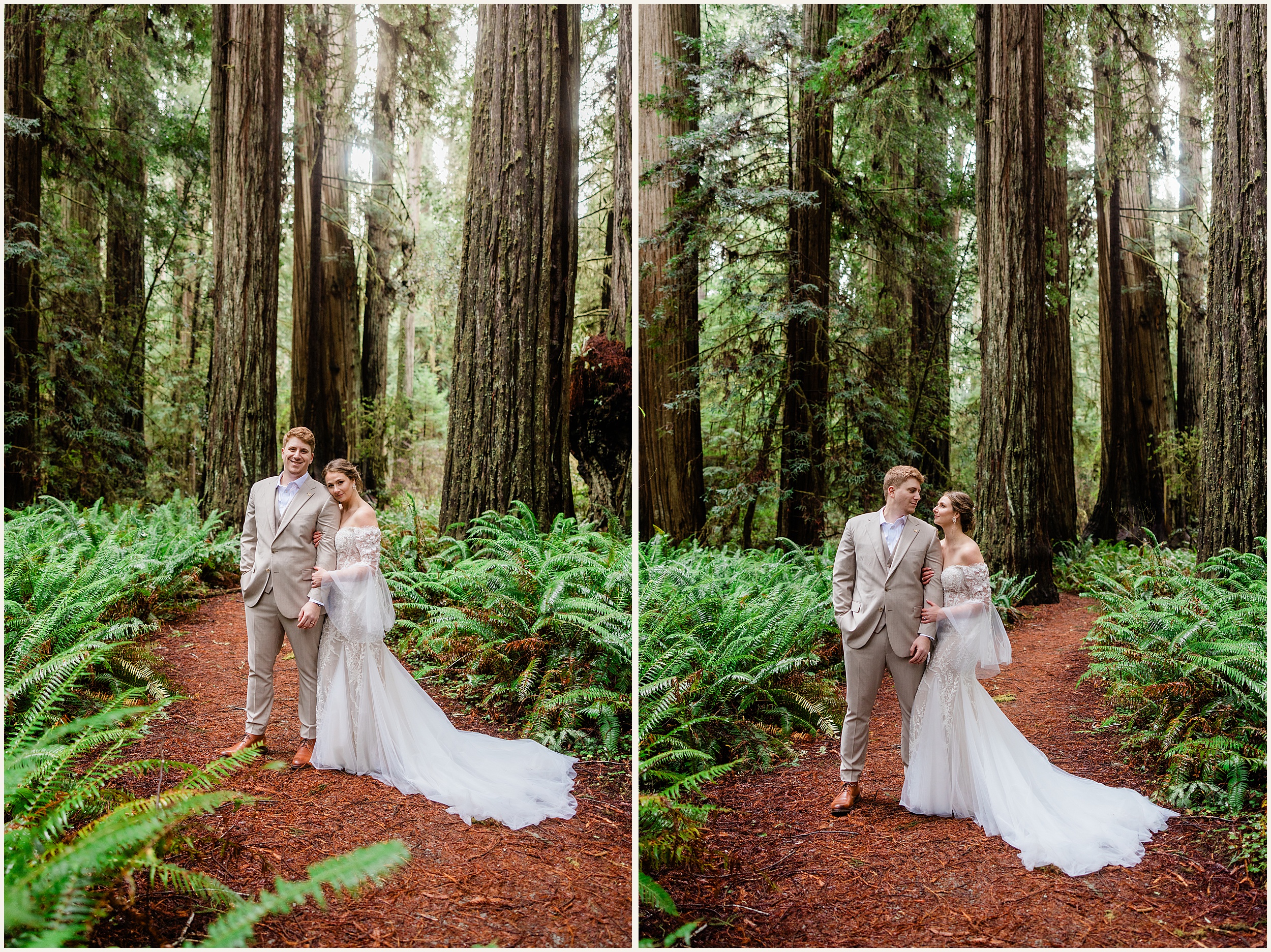 Redwood-Elopement_Caroline-Ashley-and-Will_0065 Dreamy Redwood Elopement Wedding In A Lush Forest // Caroline Ashley and Will