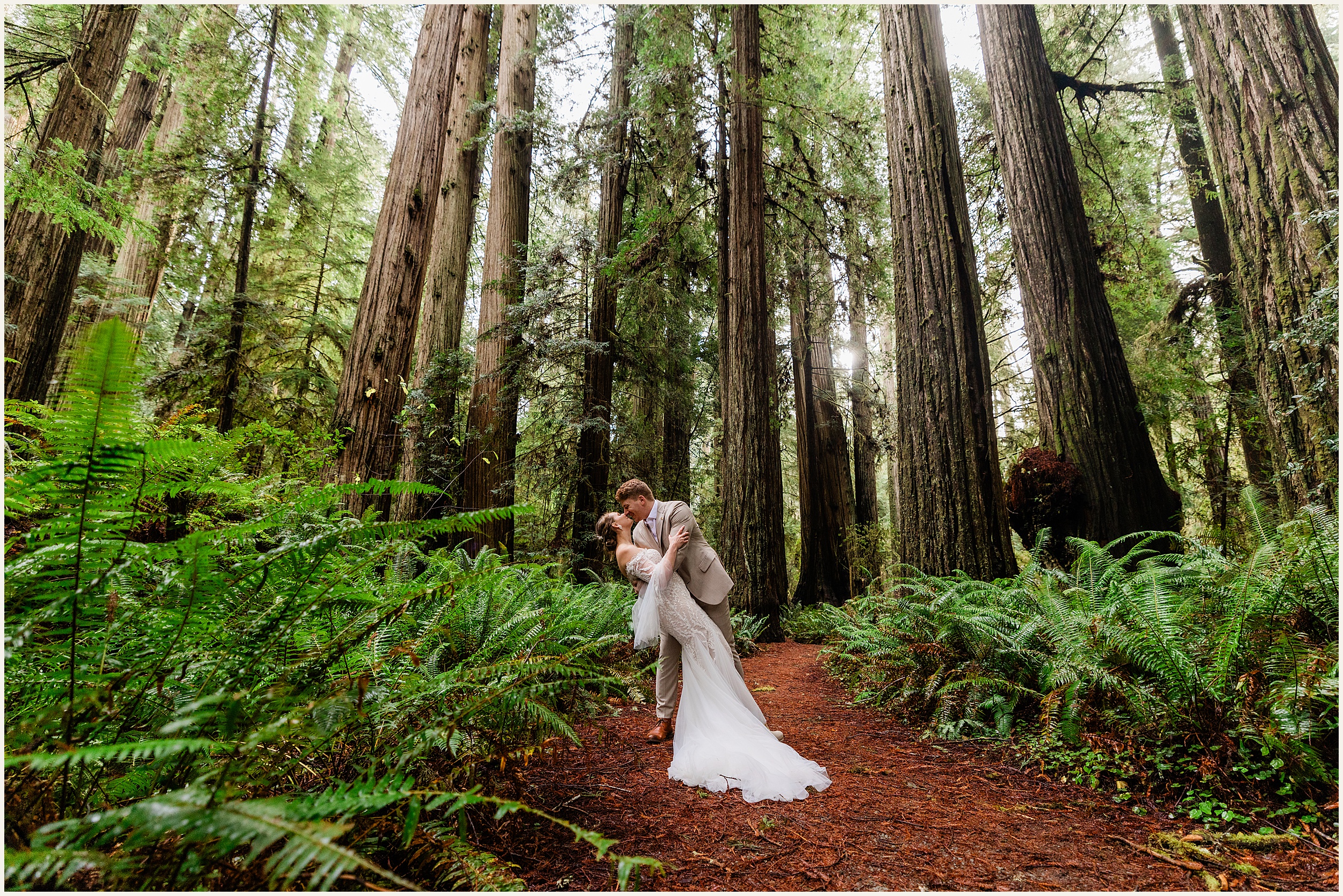 Redwood-Elopement_Caroline-Ashley-and-Will_0065 Dreamy Redwood Elopement Wedding In A Lush Forest // Caroline Ashley and Will