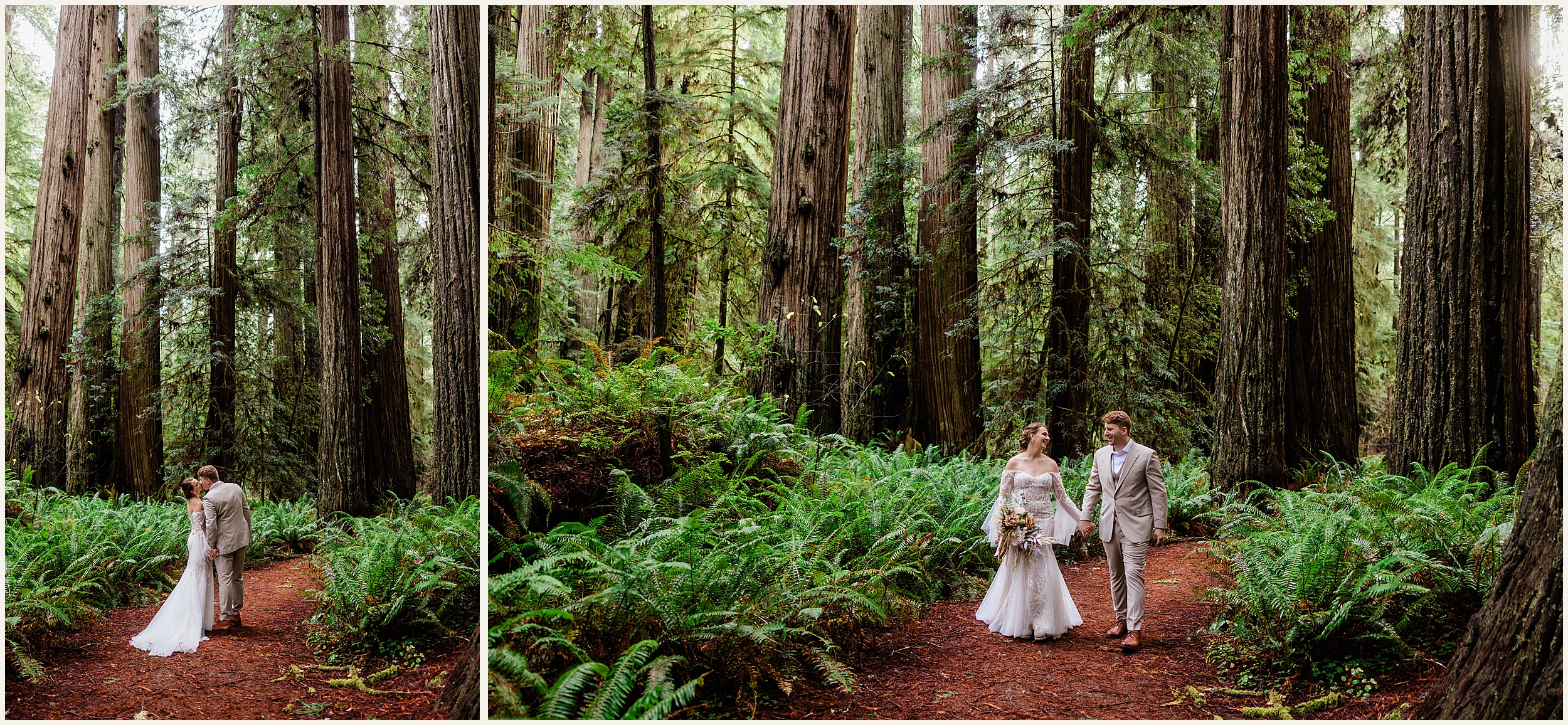 Redwood-Elopement_Caroline-Ashley-and-Will_0065 Dreamy Redwood Elopement Wedding In A Lush Forest // Caroline Ashley and Will