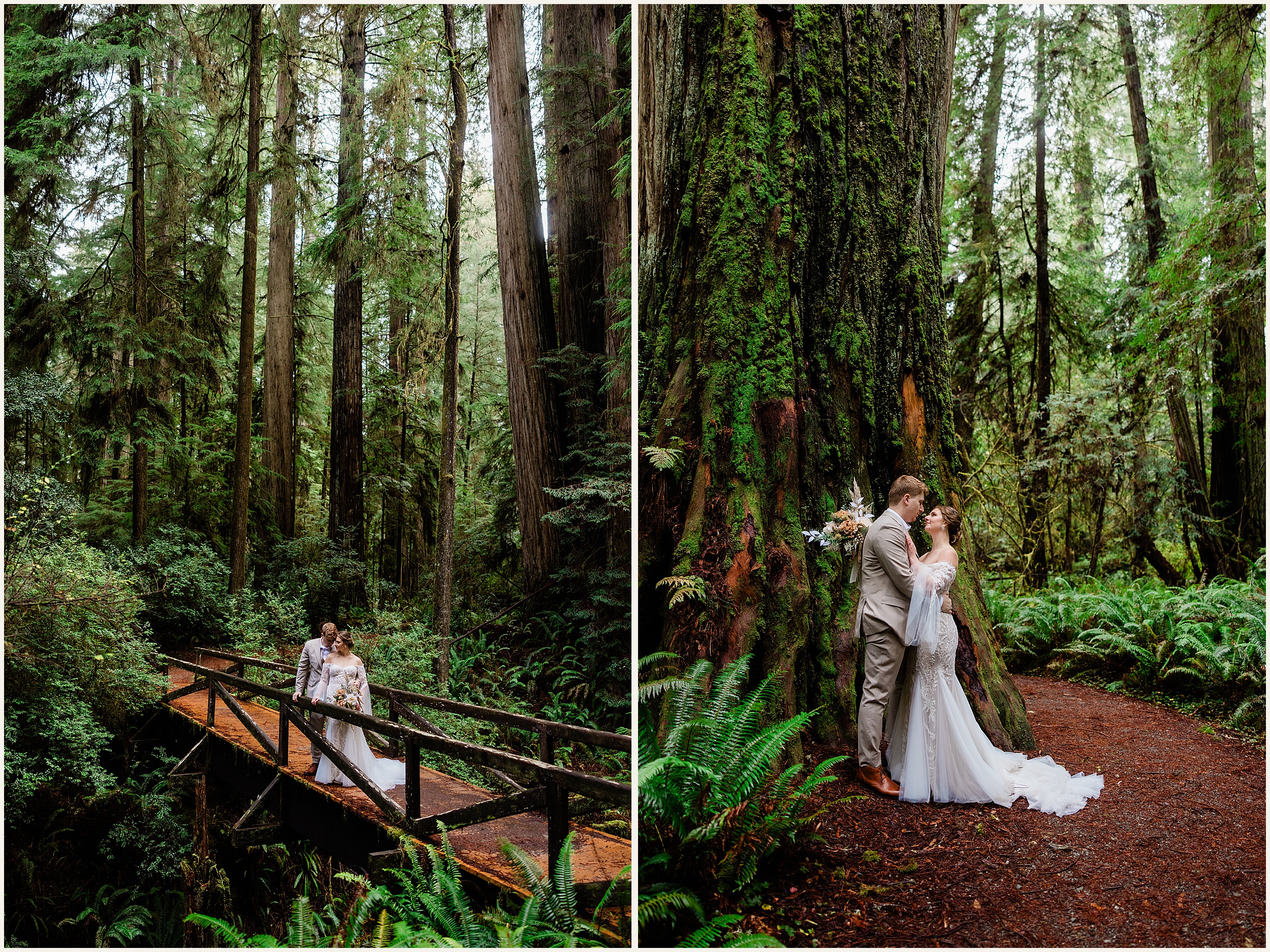 Redwood-Elopement_Caroline-Ashley-and-Will_0065 Dreamy Redwood Elopement Wedding In A Lush Forest // Caroline Ashley and Will