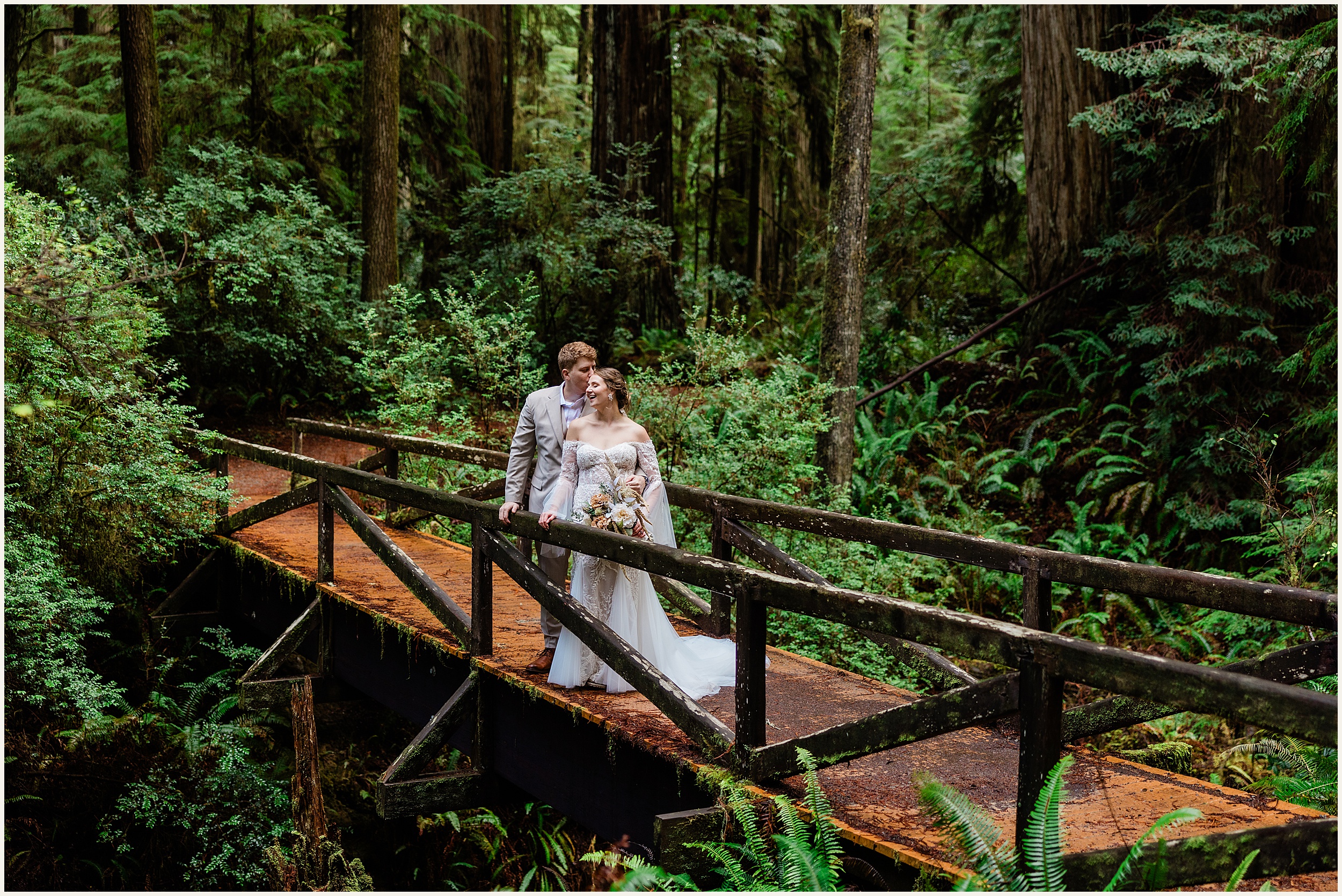 Redwood-Elopement_Caroline-Ashley-and-Will_0065 Dreamy Redwood Elopement Wedding In A Lush Forest // Caroline Ashley and Will