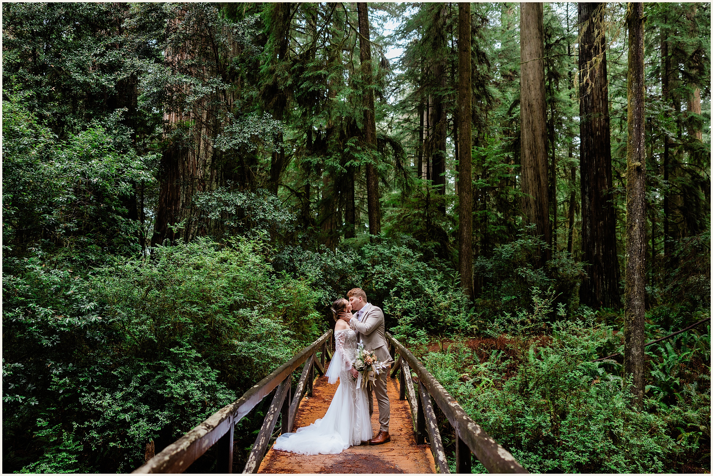 Redwood-Elopement_Caroline-Ashley-and-Will_0065 Dreamy Redwood Elopement Wedding In A Lush Forest // Caroline Ashley and Will