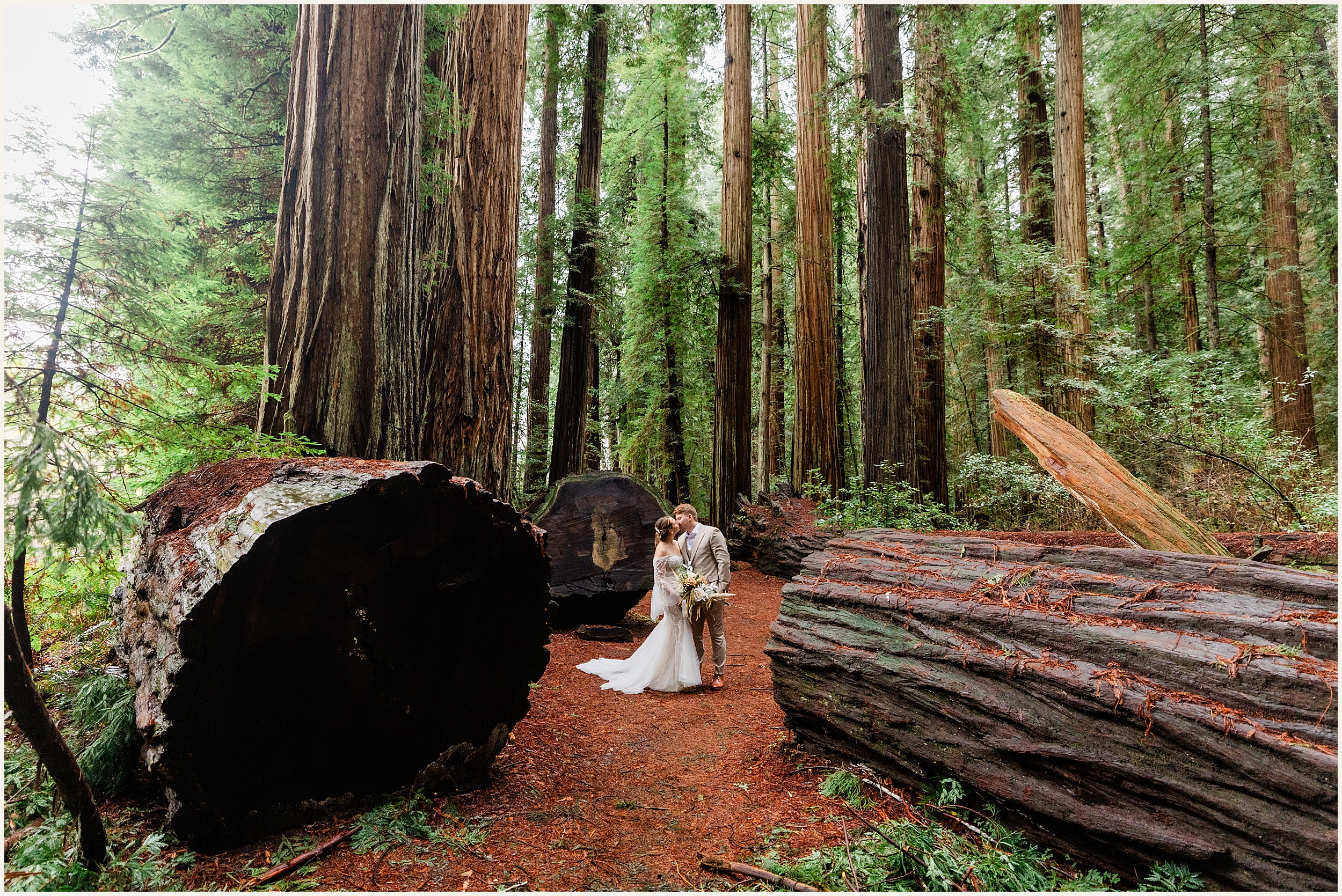 Redwood-Elopement_Caroline-Ashley-and-Will_0065 Dreamy Redwood Elopement Wedding In A Lush Forest // Caroline Ashley and Will