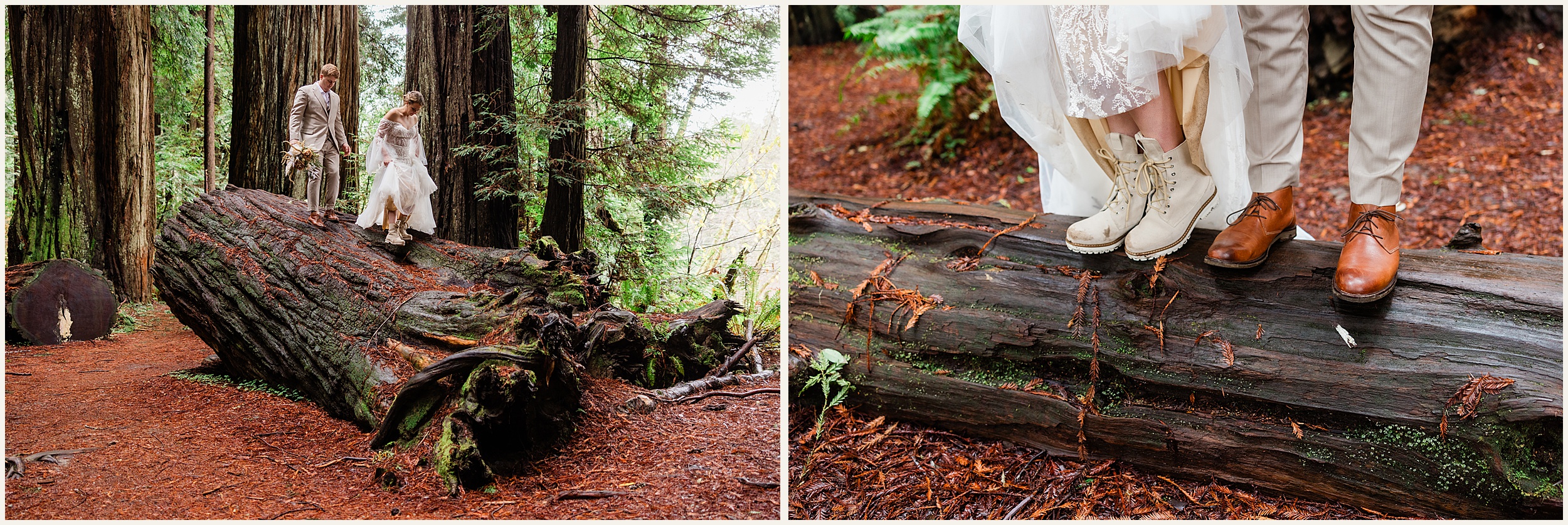 Redwood-Elopement_Caroline-Ashley-and-Will_0065 Dreamy Redwood Elopement Wedding In A Lush Forest // Caroline Ashley and Will